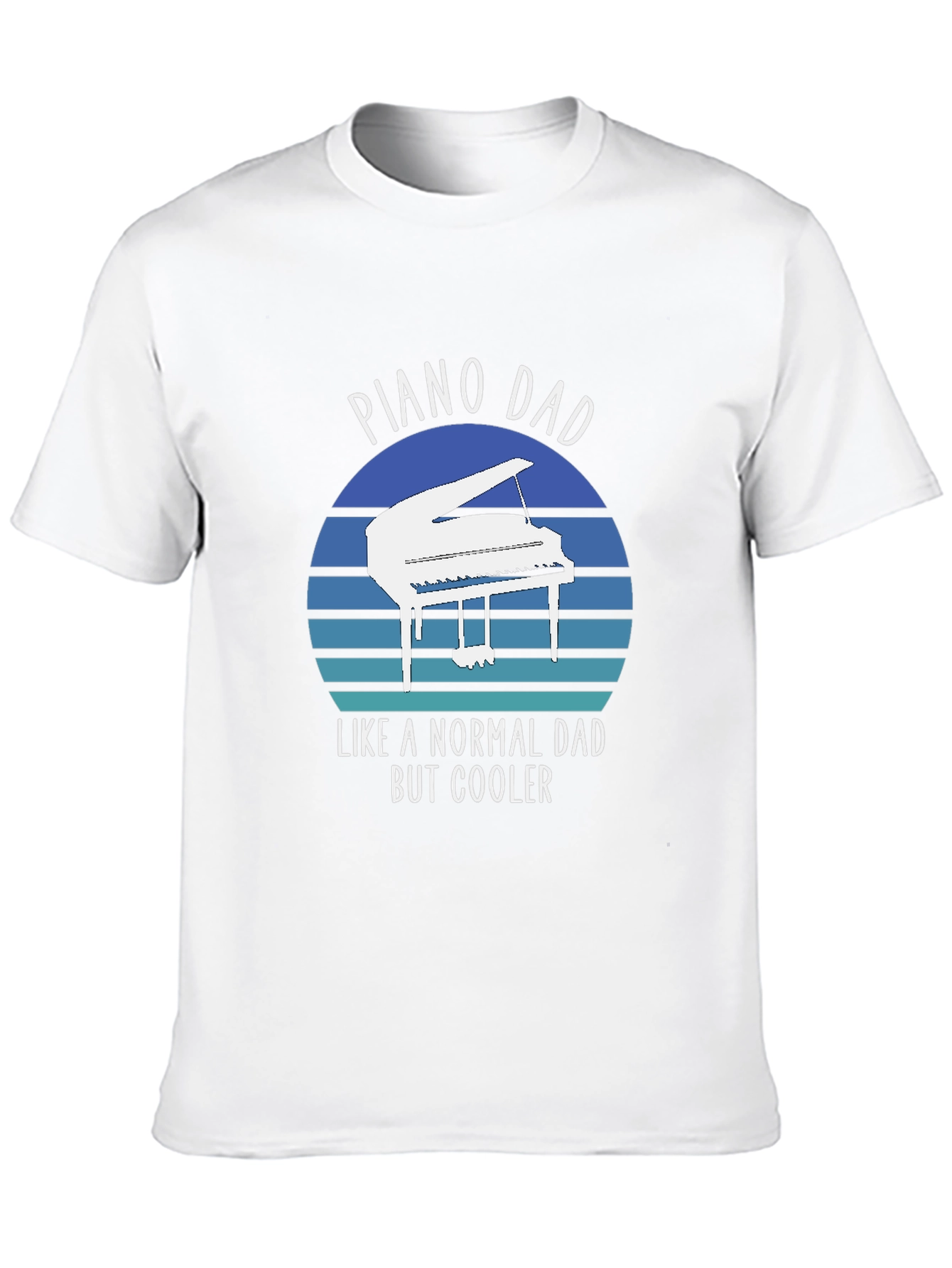 Piano Dad T-Shirt - Cool Dad Tee