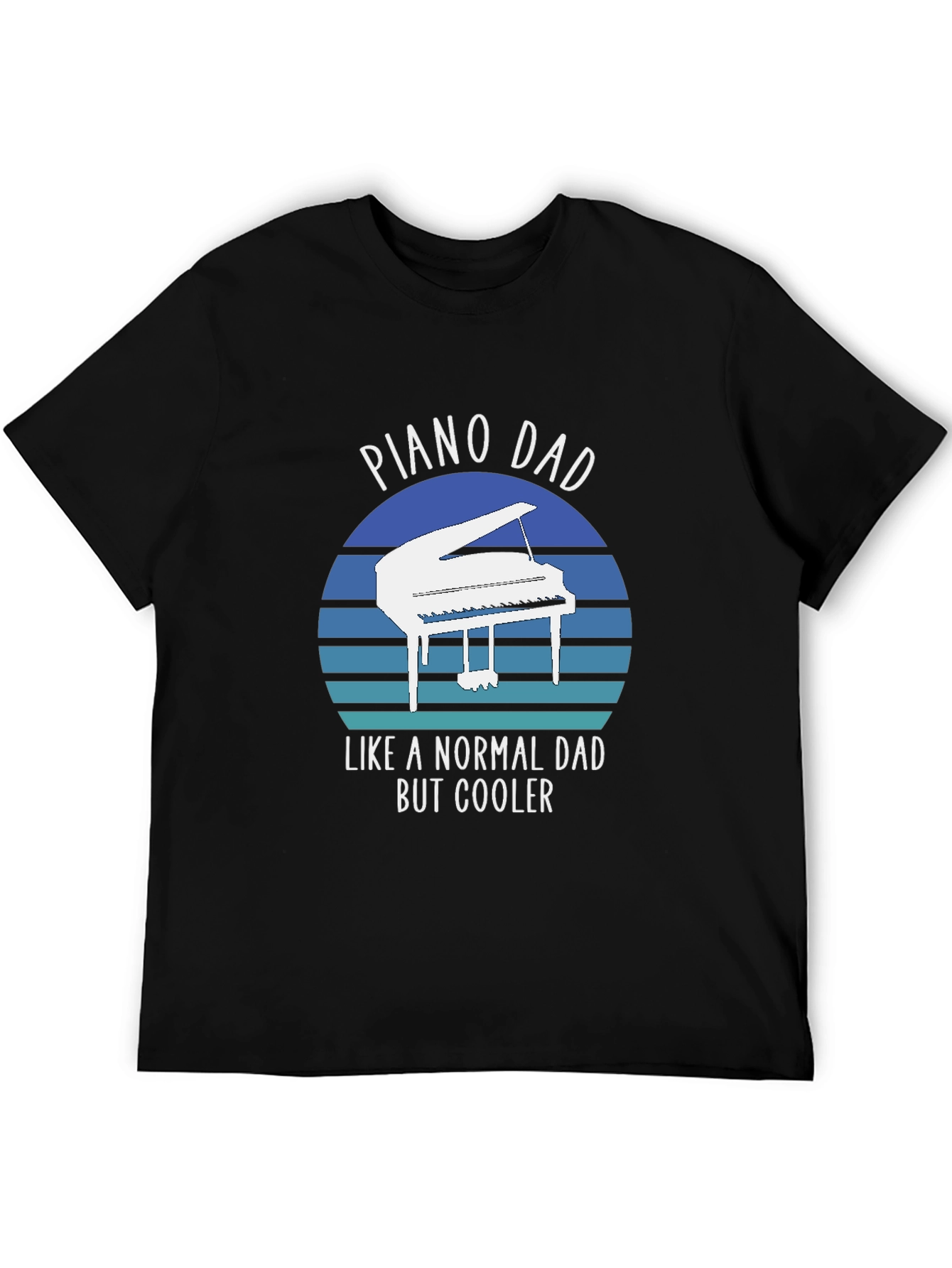 Piano Dad T-Shirt - Cool Dad Tee