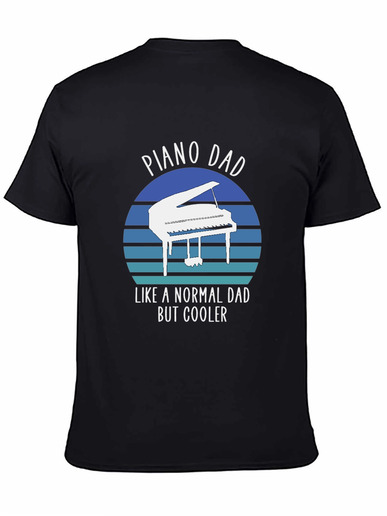 Piano Dad T-Shirt - Cool Dad Tee
