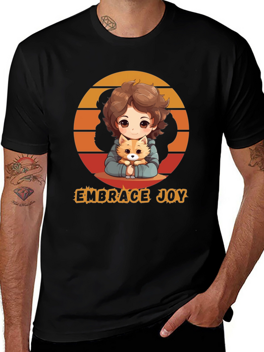 Embrace Joy Anime Graphic T-Shirt