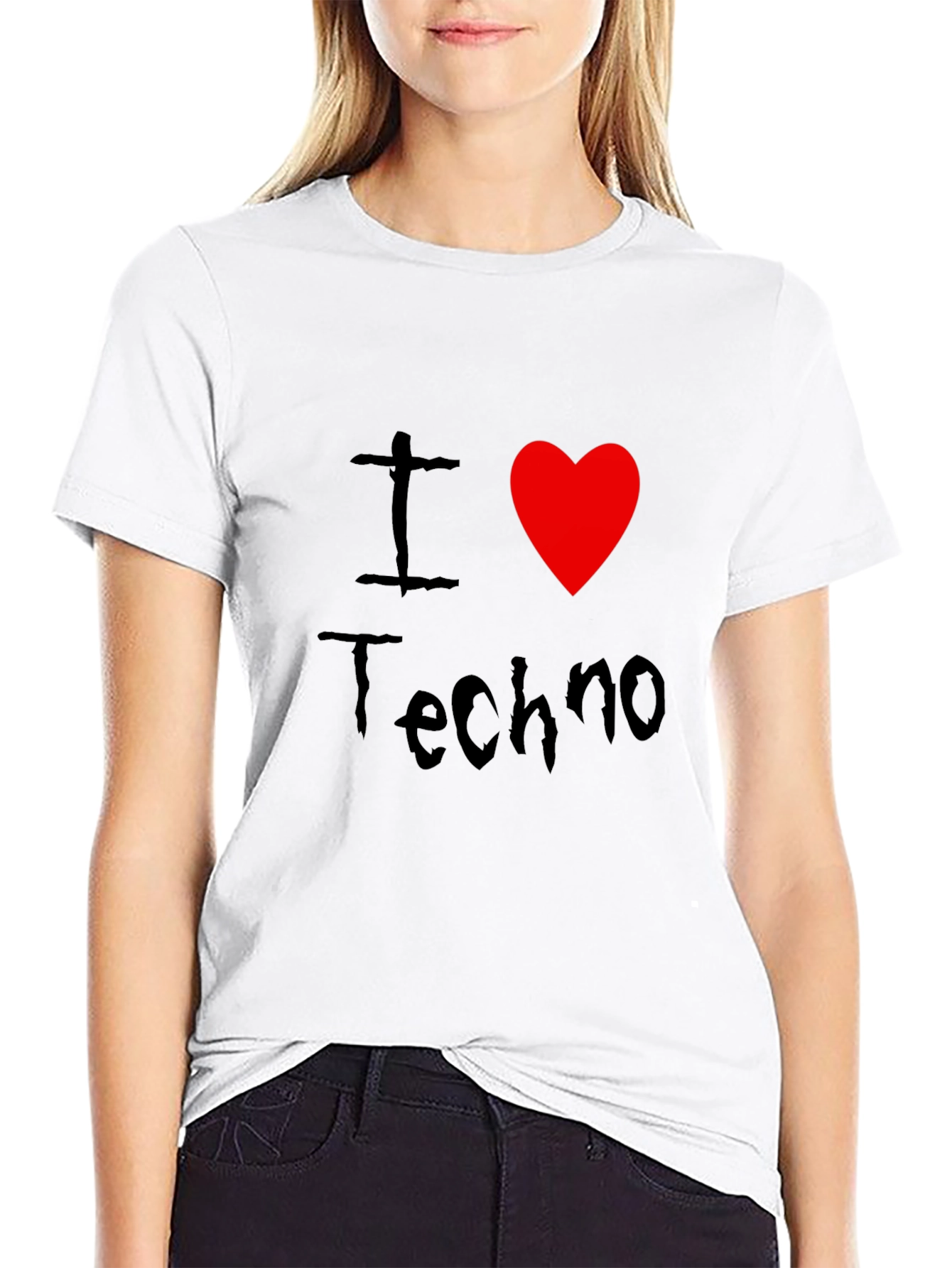 I Love Techno T-Shirt - Graphic Tee