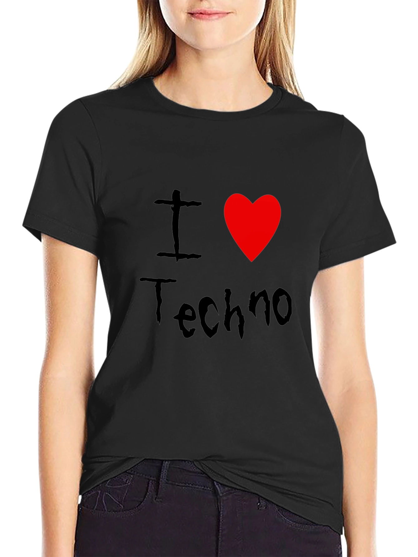 I Love Techno T-Shirt - Graphic Tee