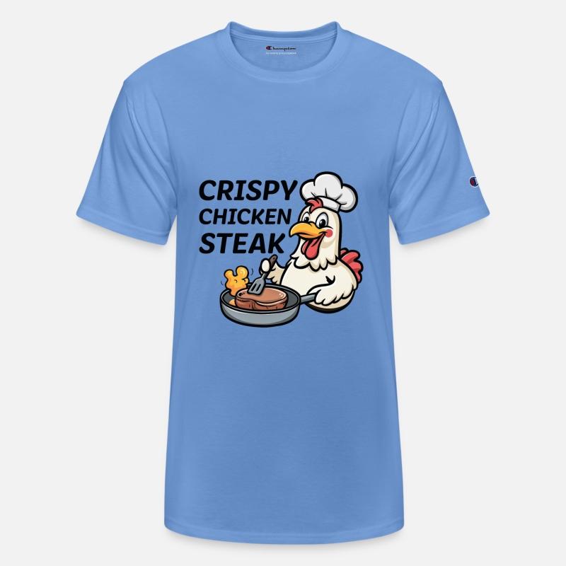 Crispy Chicken Steak Cute Cartoon Food Pun Kawaii