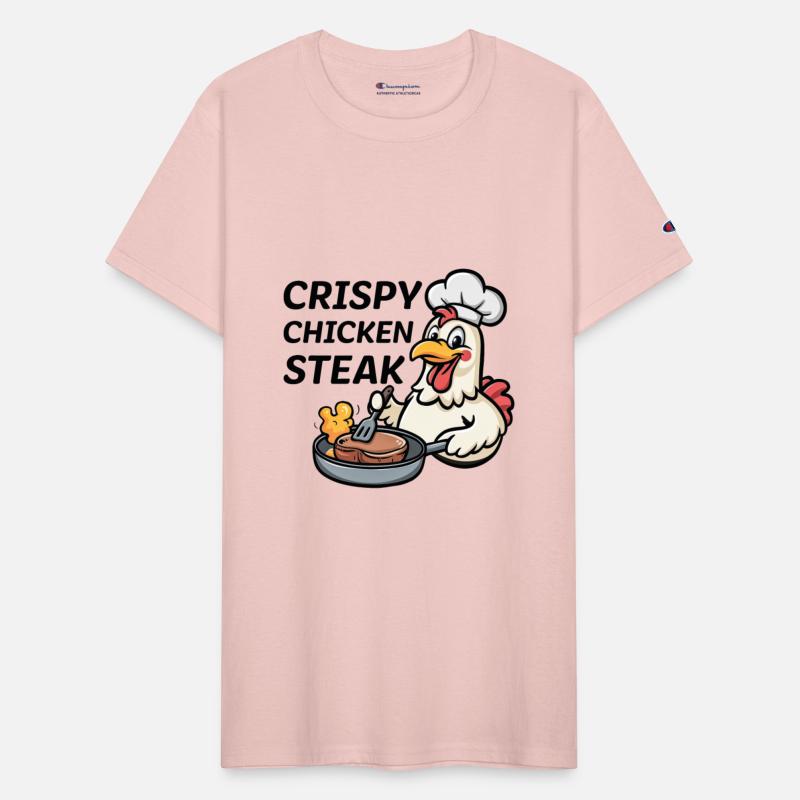 Crispy Chicken Steak Cute Cartoon Food Pun Kawaii