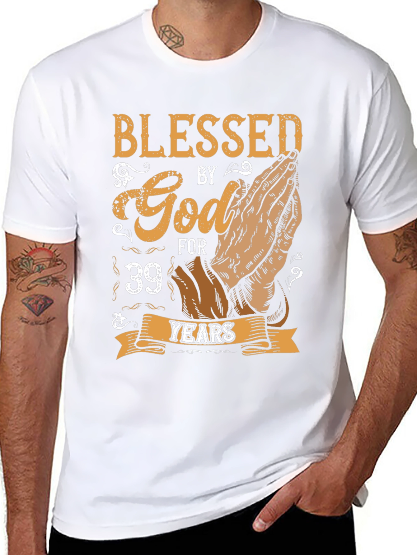 Blessed By God For 39 Years T-Shirt