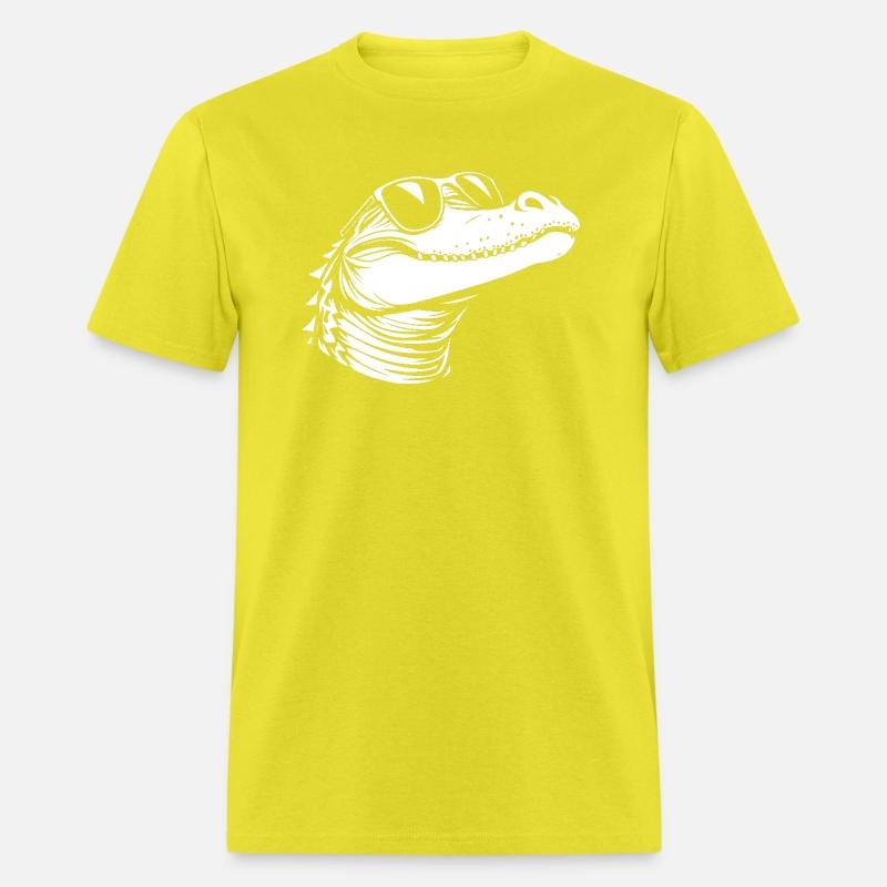 Crocodile wearing glasses