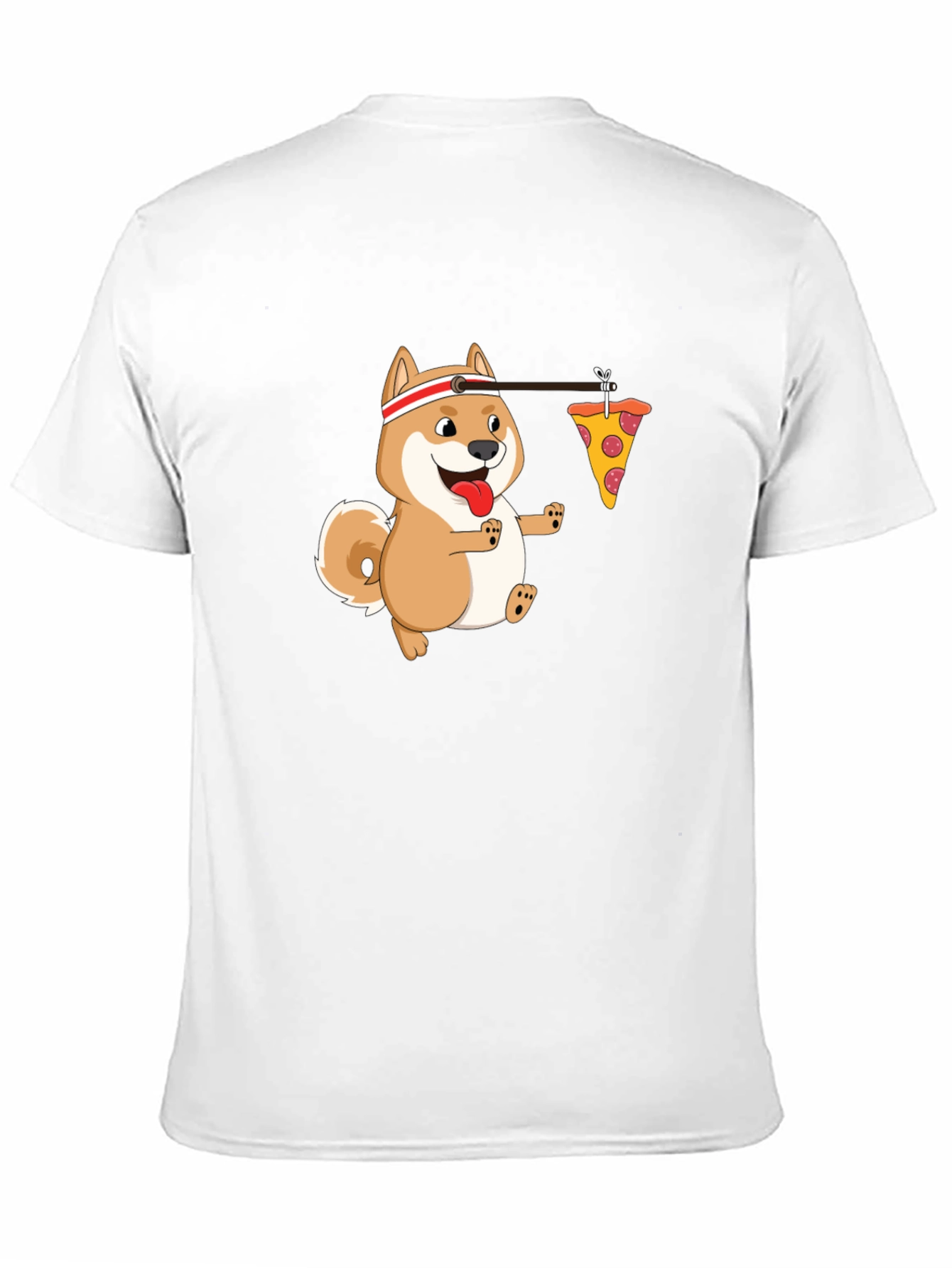 Funny Shiba Pizza Run T-Shirt