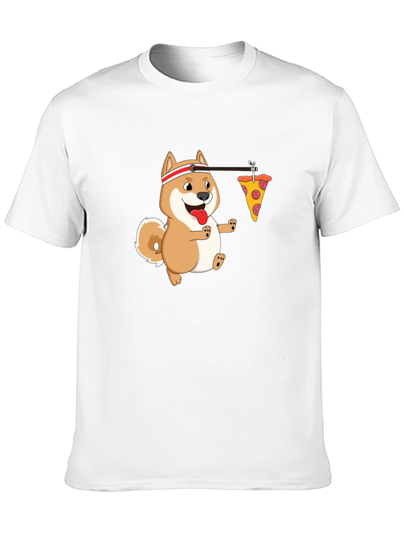 Funny Shiba Pizza Run T-Shirt