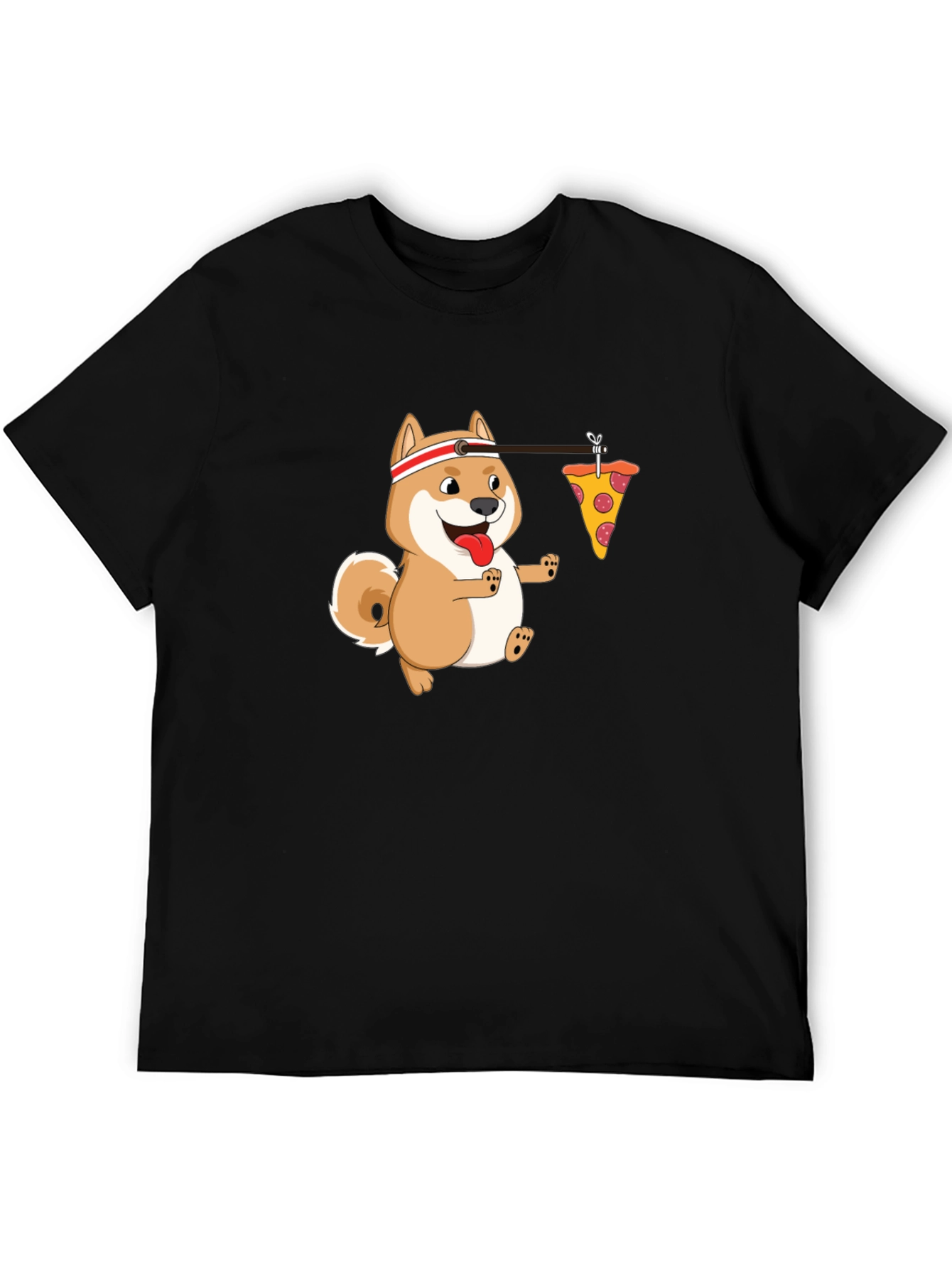 Funny Shiba Pizza Run T-Shirt