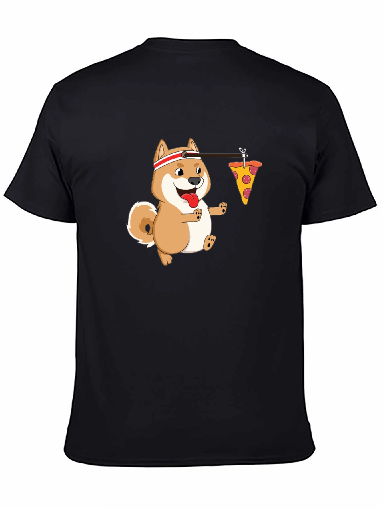 Funny Shiba Pizza Run T-Shirt