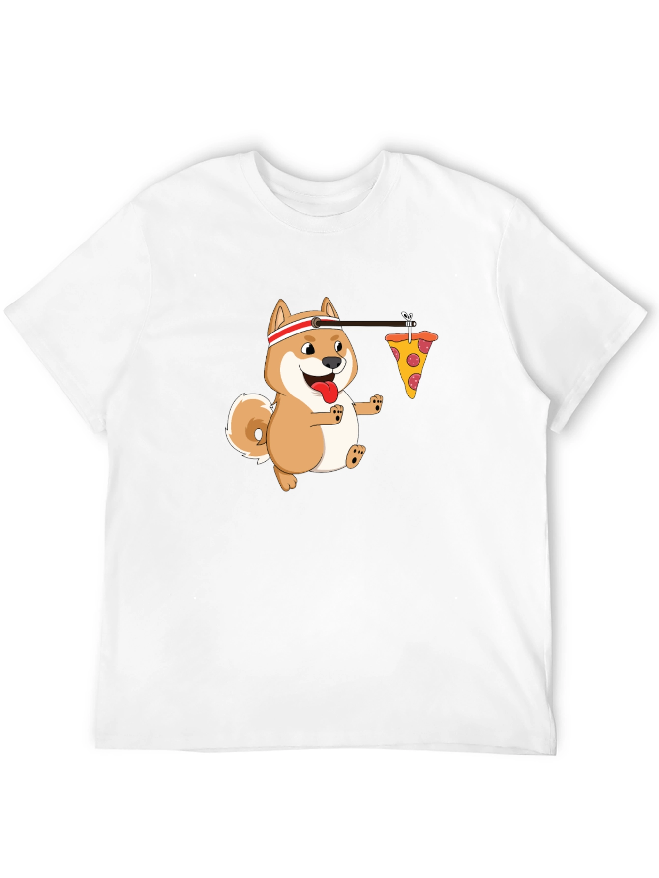 Funny Shiba Pizza Run T-Shirt