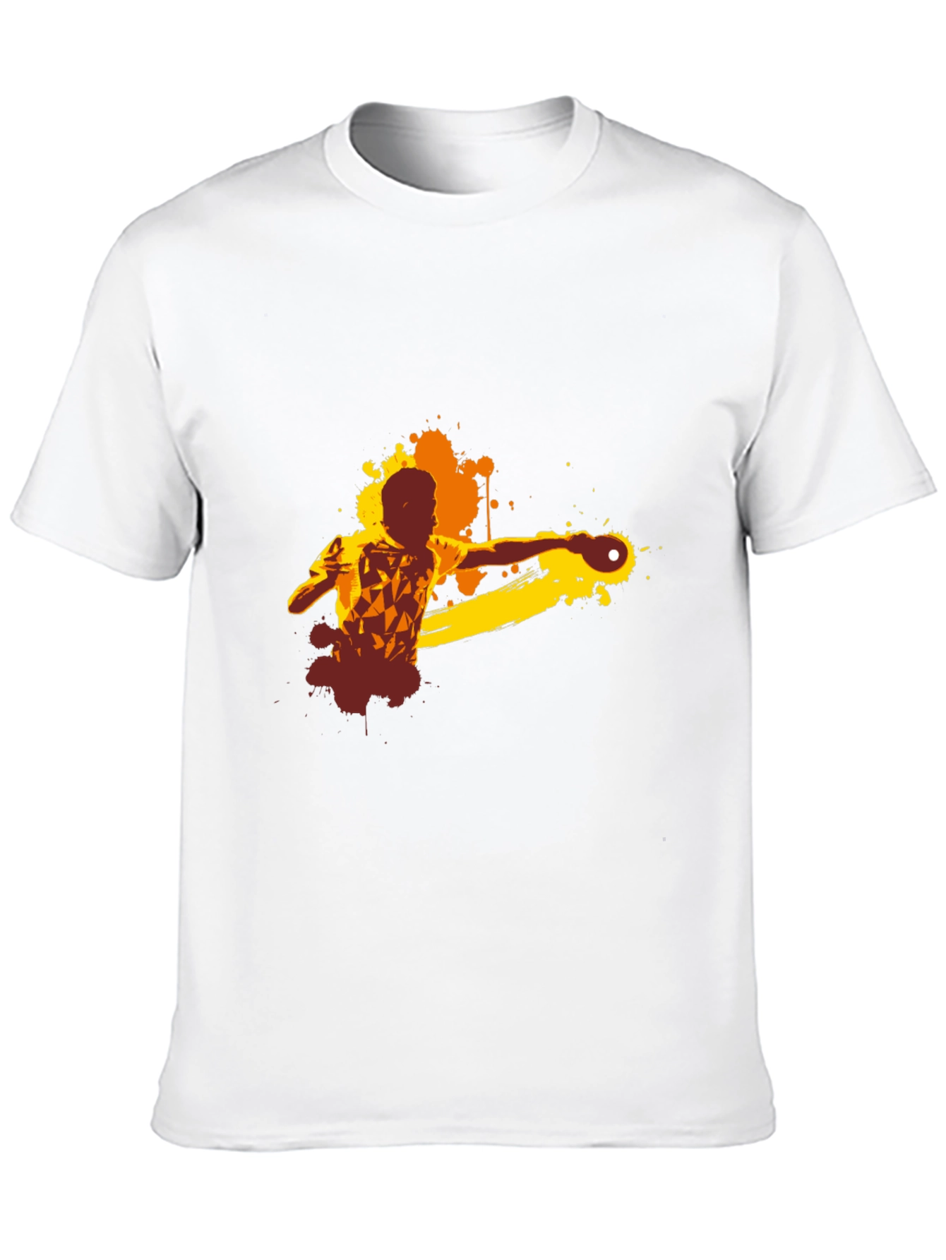 Ping Pong Graphic Tee - Sporty Black T-Shirt