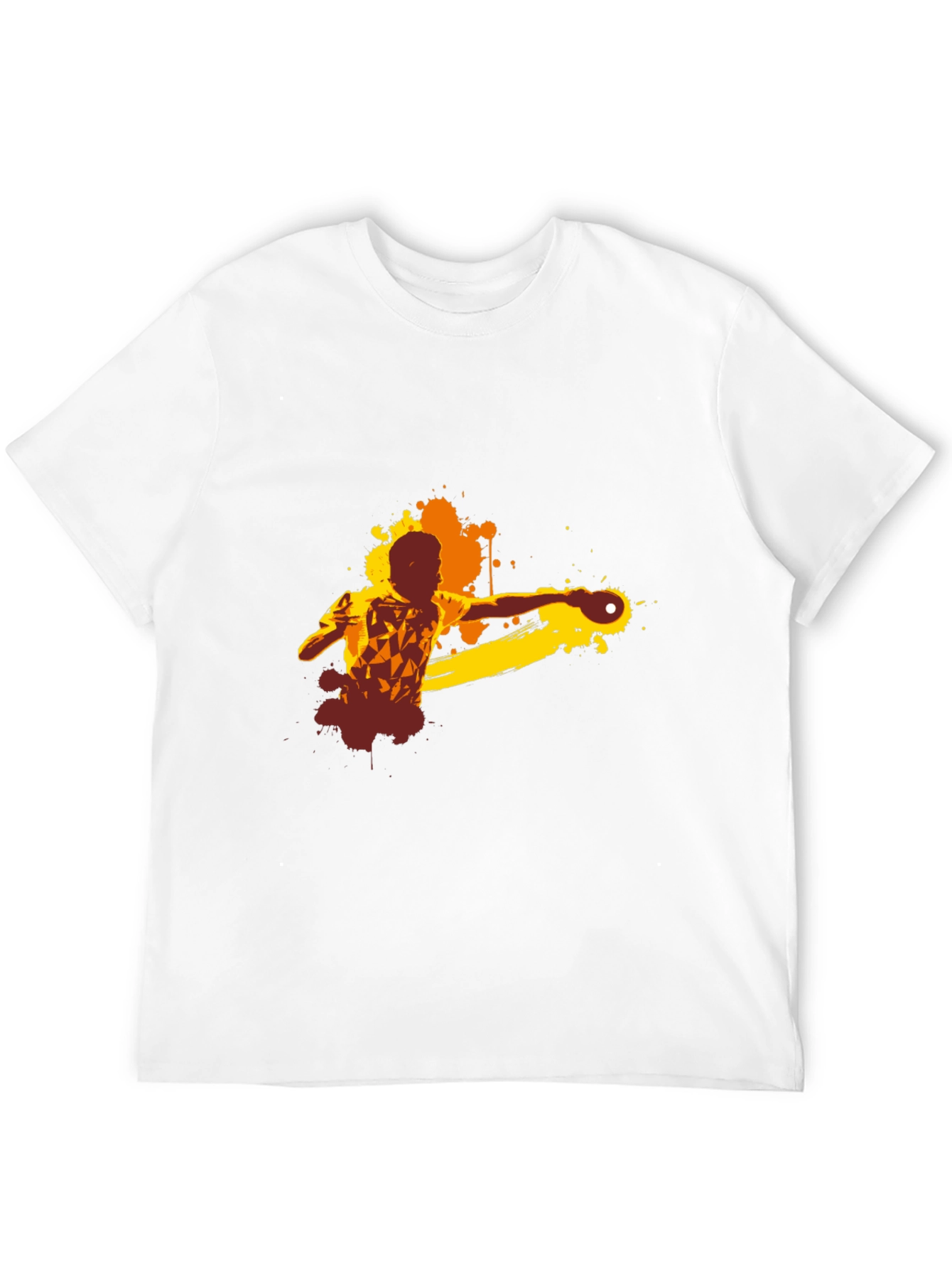 Ping Pong Graphic Tee - Sporty Black T-Shirt