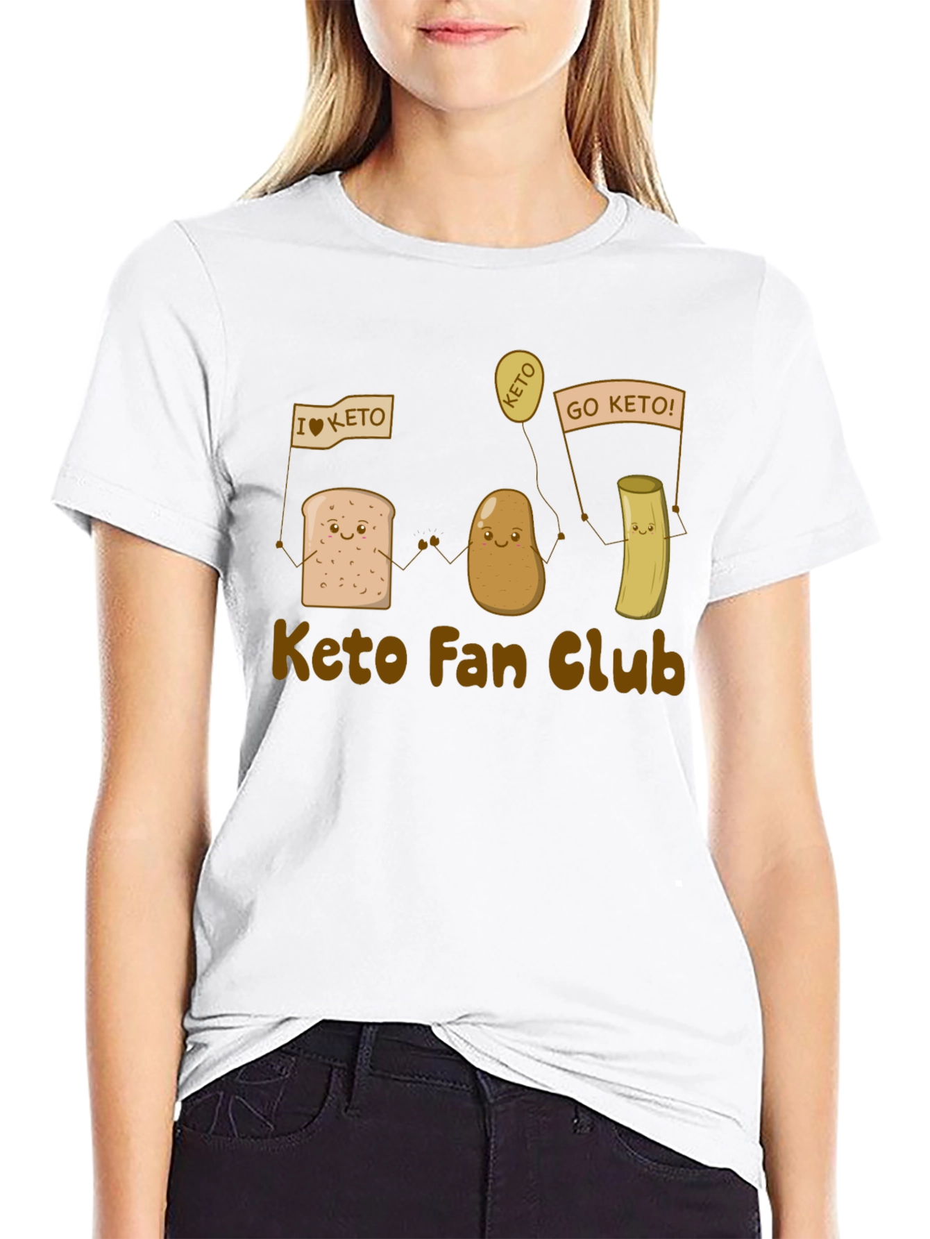 Keto Fan Club Black T-Shirt