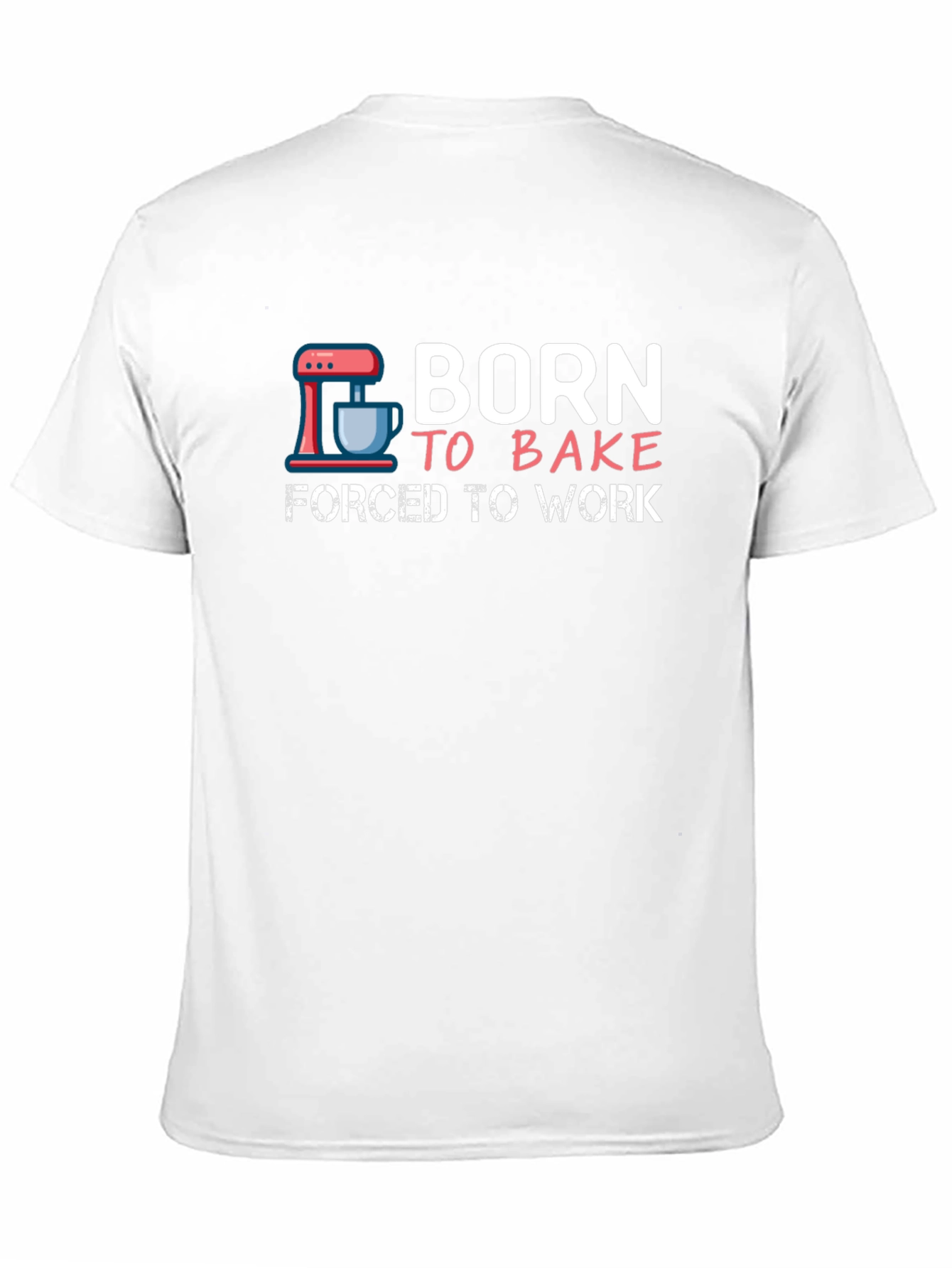 Born to Bake Mens Black Graphic Tee