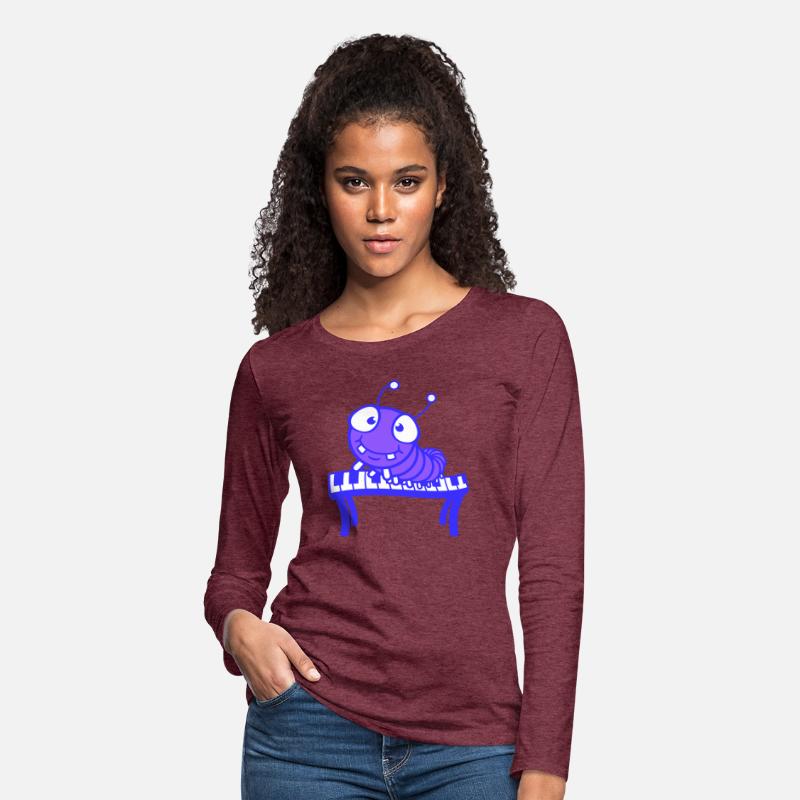 Cute Caterpillar Plays Keyboard Piano Keys Animal