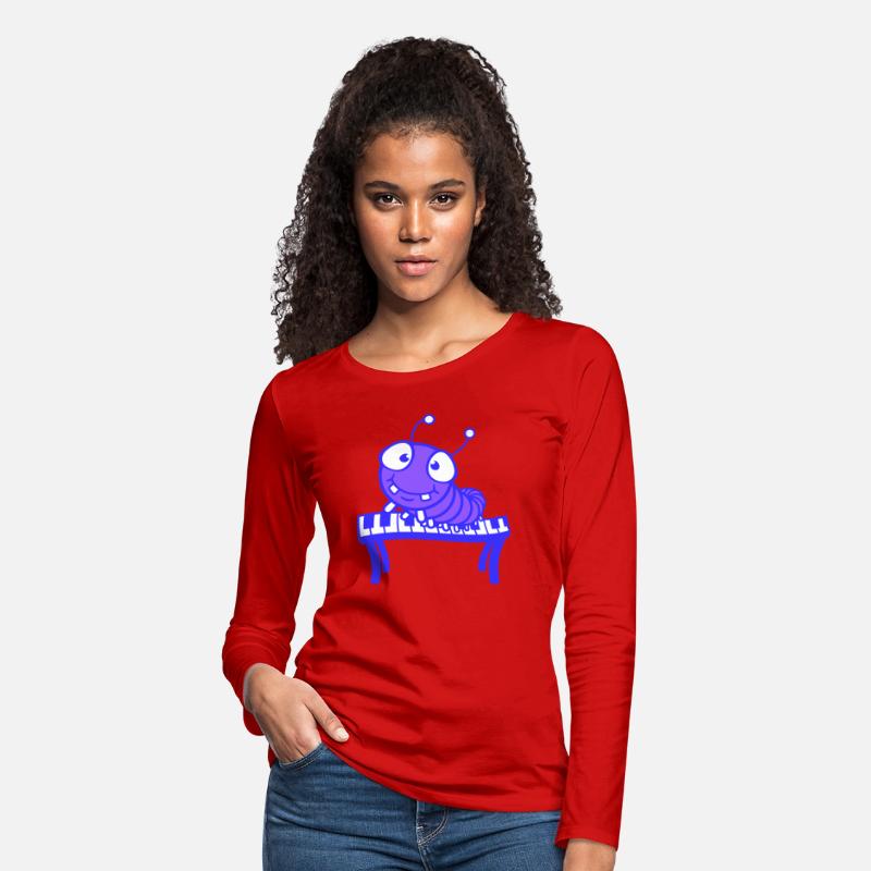 Cute Caterpillar Plays Keyboard Piano Keys Animal