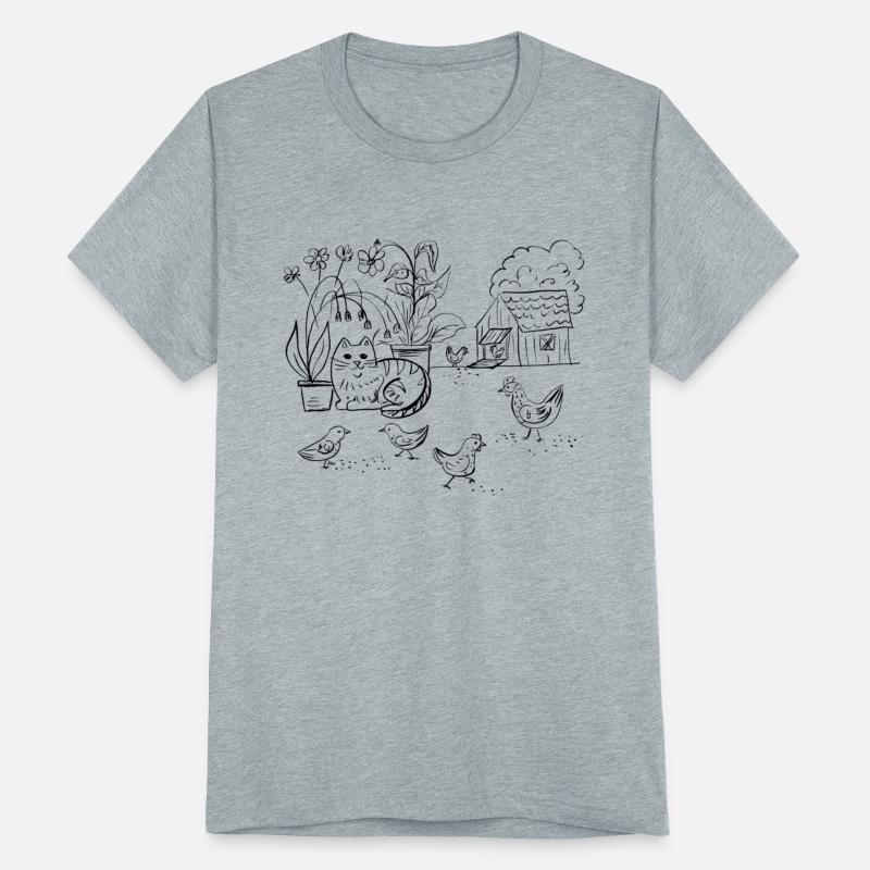 Cute Doodle Cat Farm