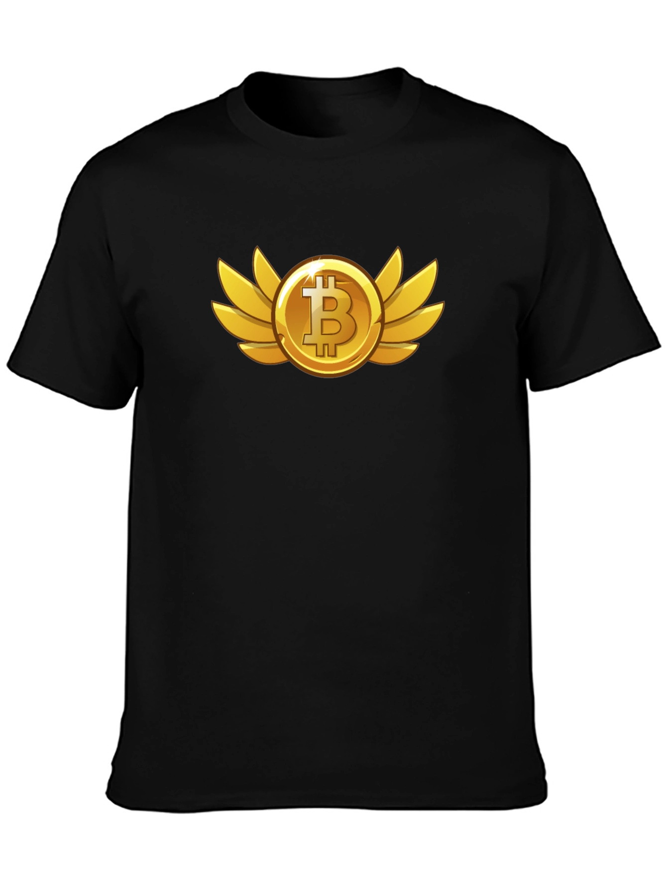 Bitcoin Wings Graphic Tee - Crypto Fan Apparel