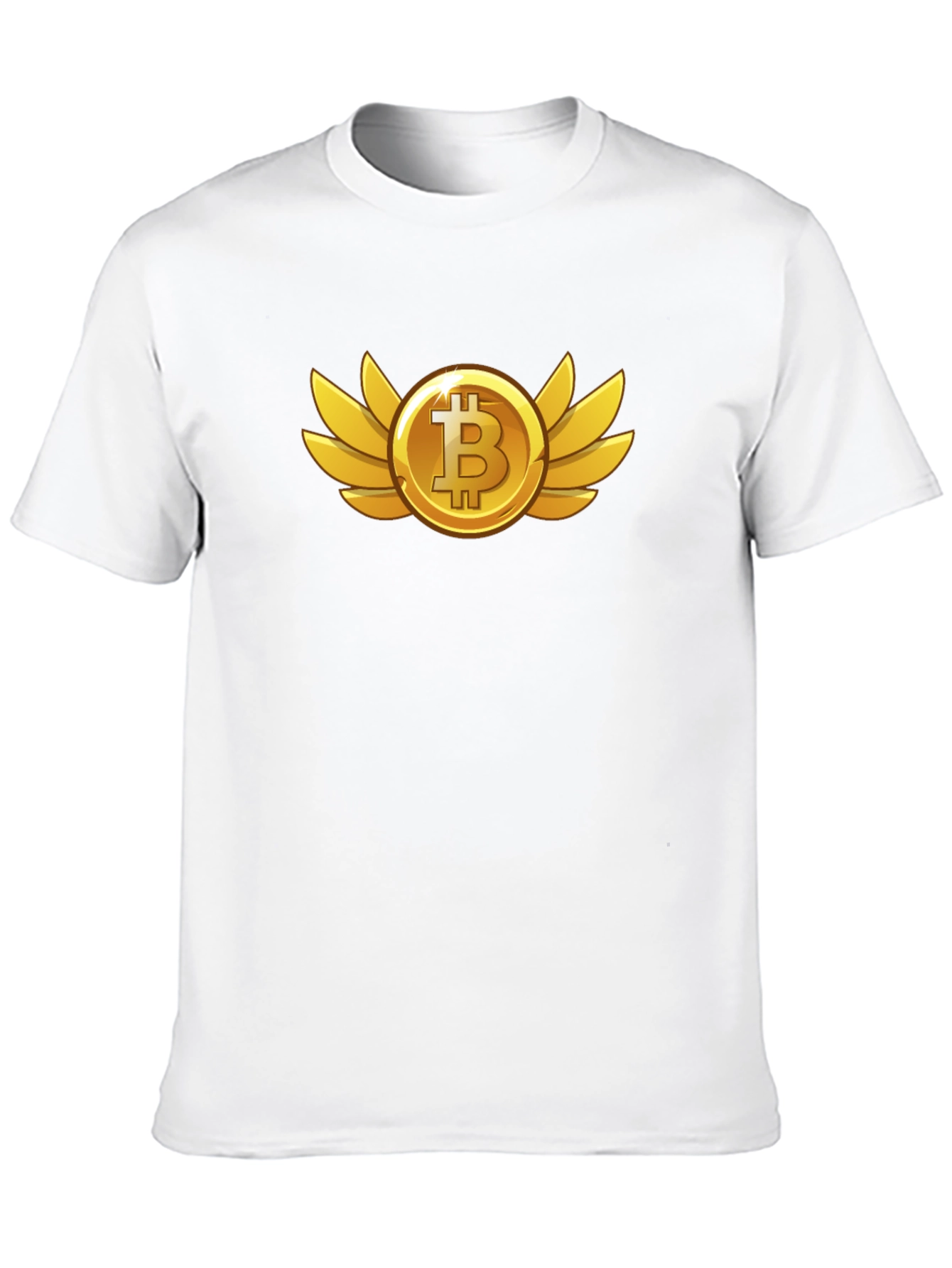 Bitcoin Wings Graphic Tee - Crypto Fan Apparel