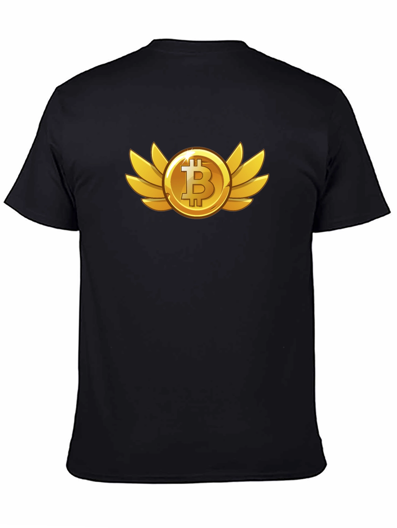Bitcoin Wings Graphic Tee - Crypto Fan Apparel