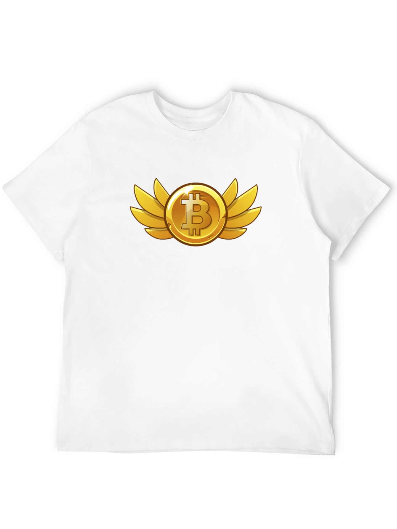 Bitcoin Wings Graphic Tee - Crypto Fan Apparel