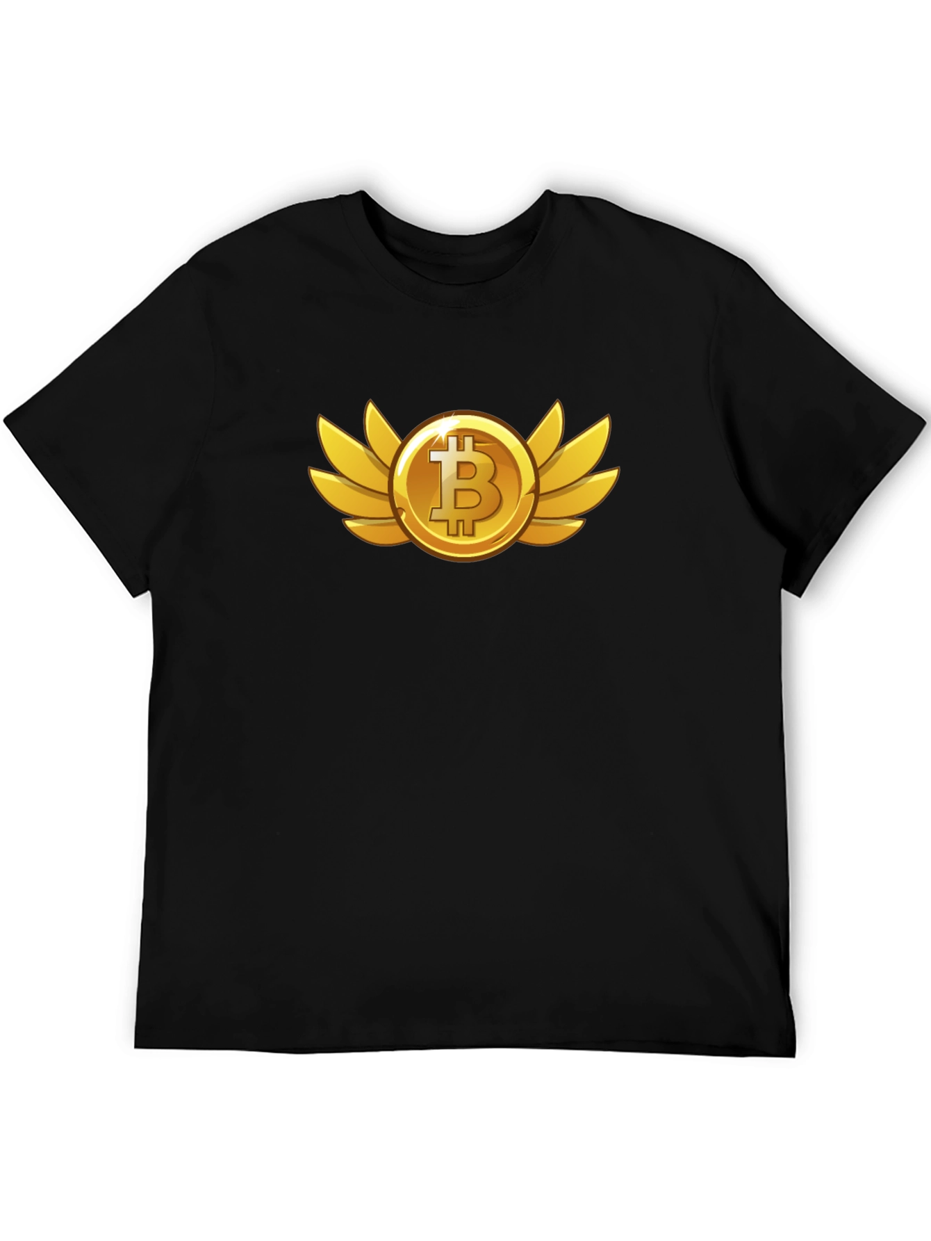 Bitcoin Wings Graphic Tee - Crypto Fan Apparel