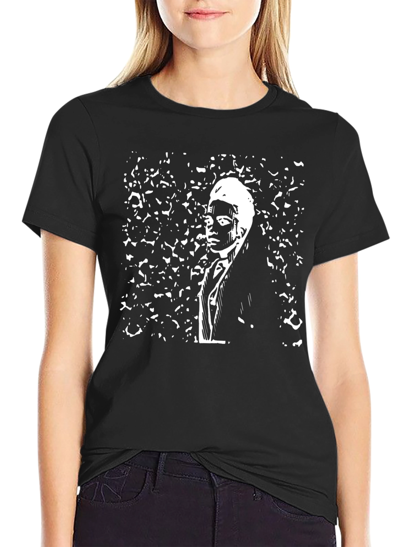 Abstract Portrait Graphic Tee