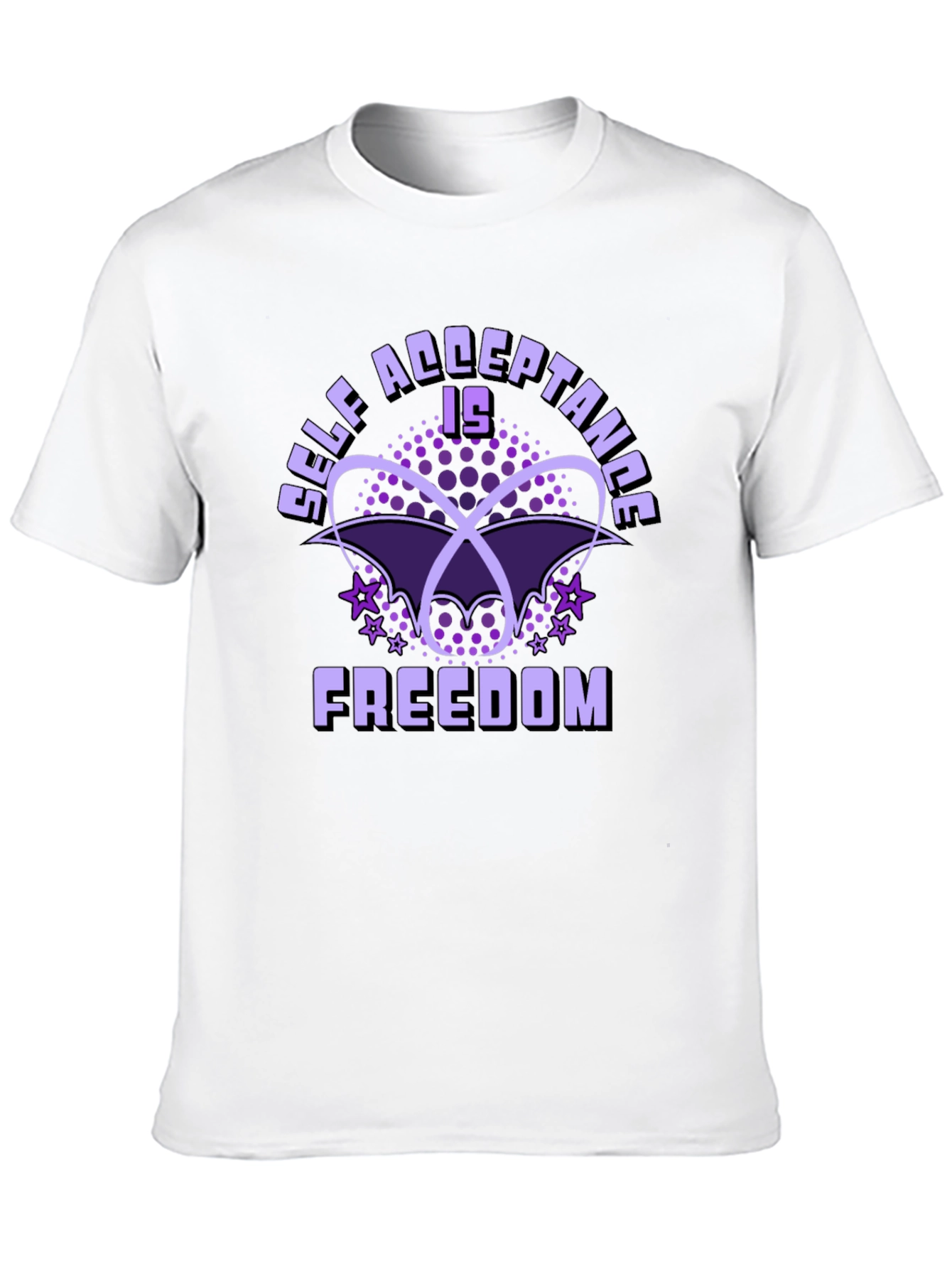 Self Acceptance is Freedom Black T-Shirt