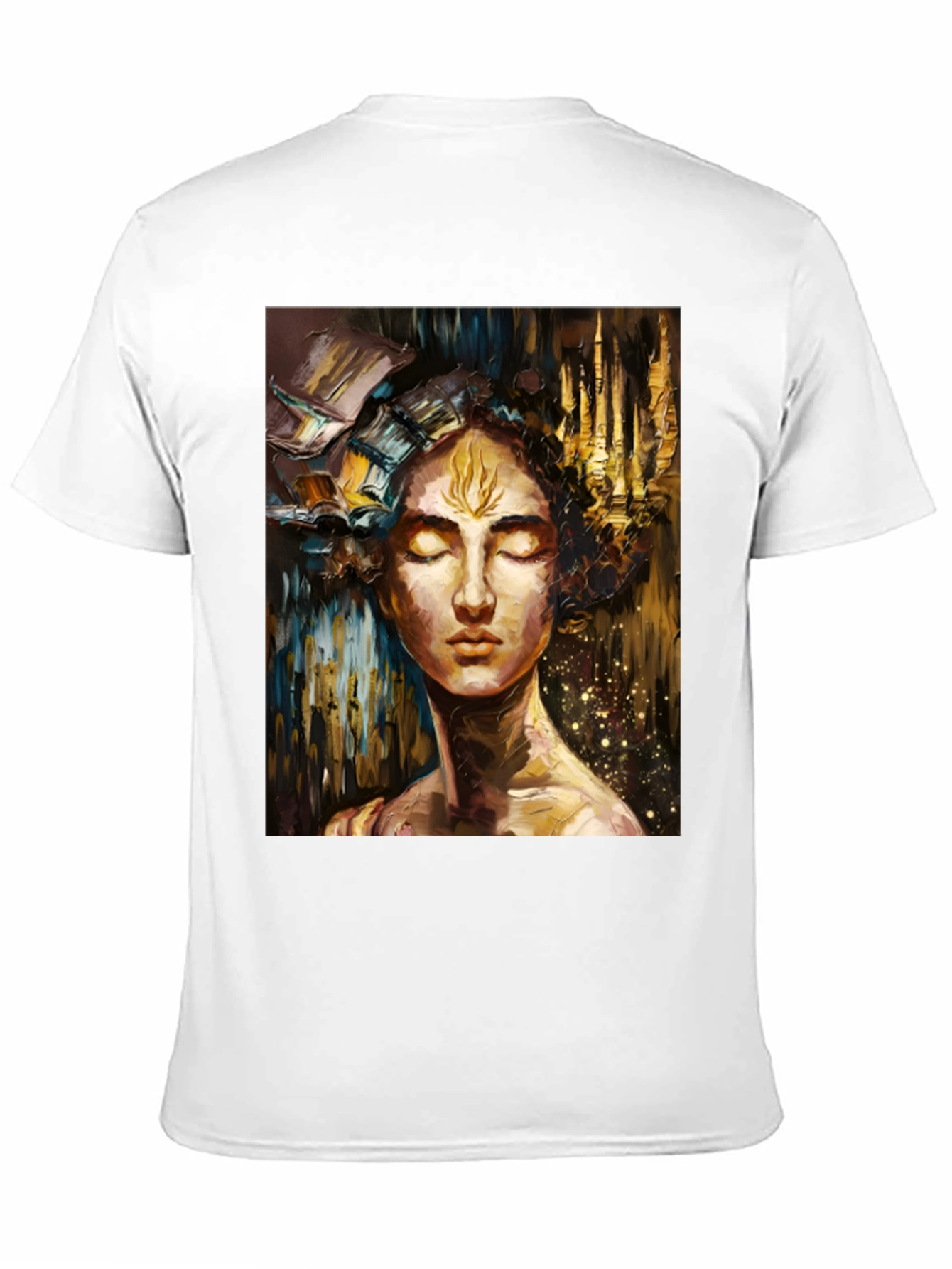Abstract Art Print Black Unisex T-Shirt