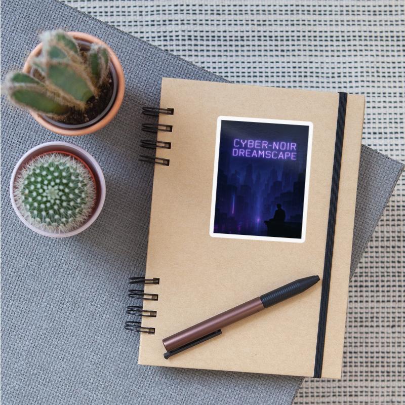 Cyber Noire Neon Cityscape