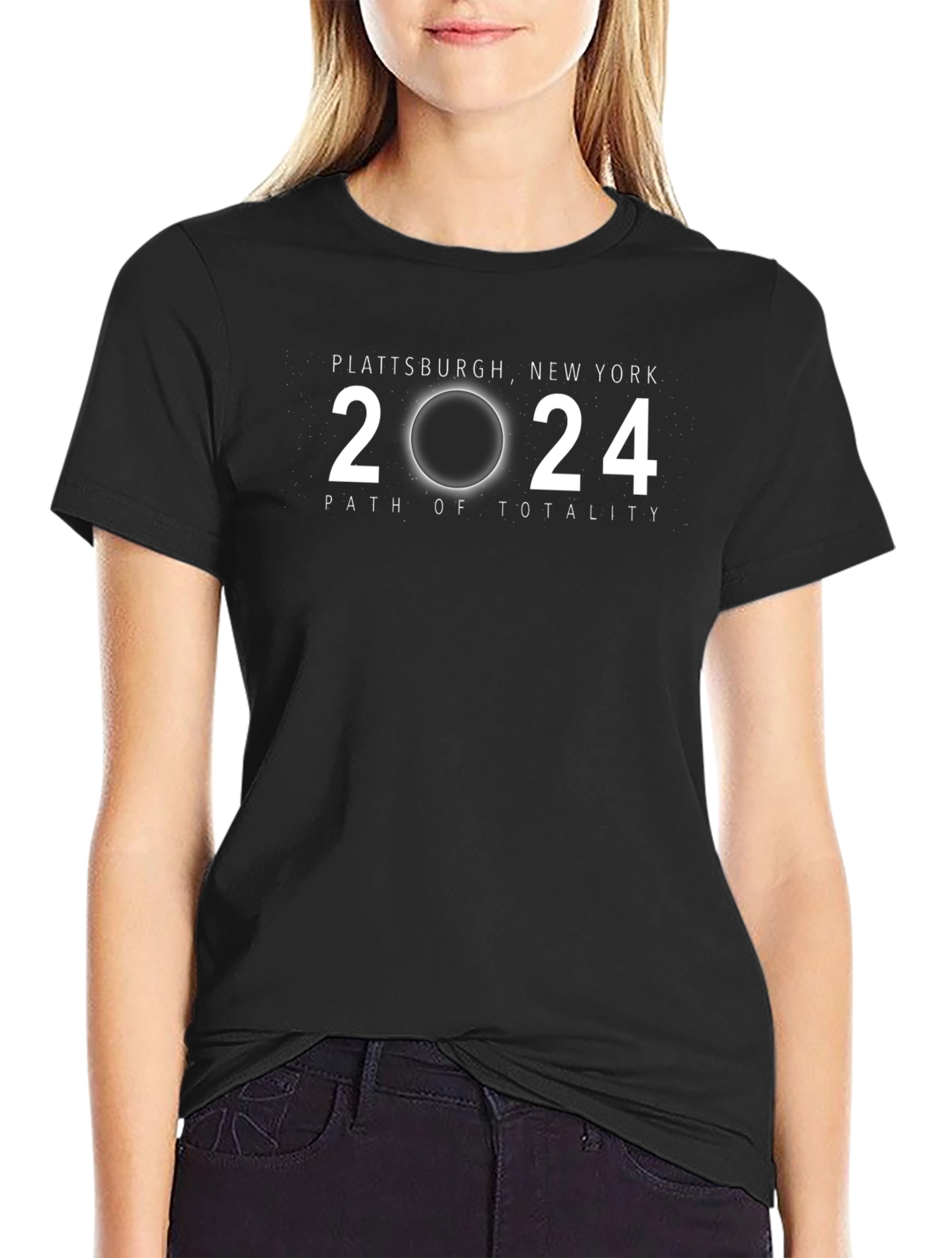 Plattsburgh NY Eclipse 2024 T-Shirt