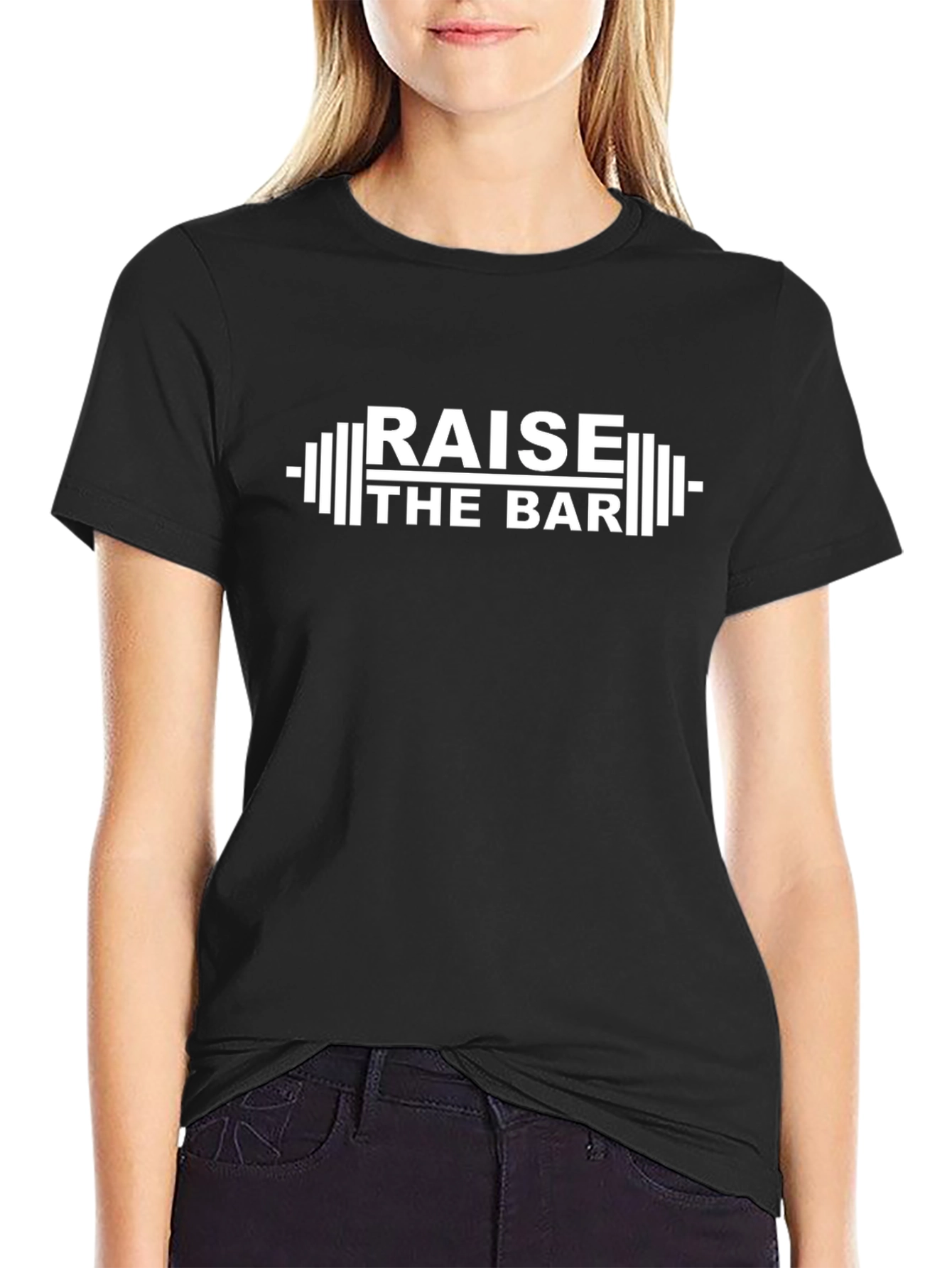 Raise The Bar Graphic T-Shirt - Black