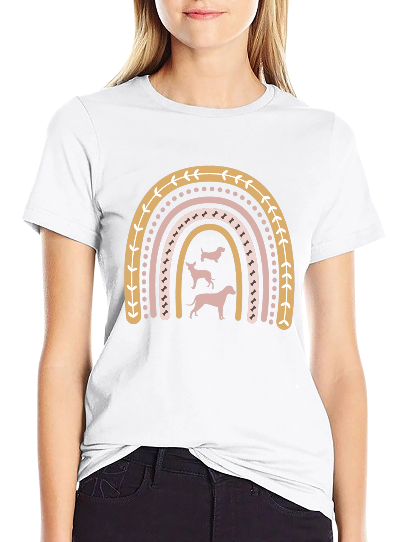 Dog Lover Rainbow T-Shirt