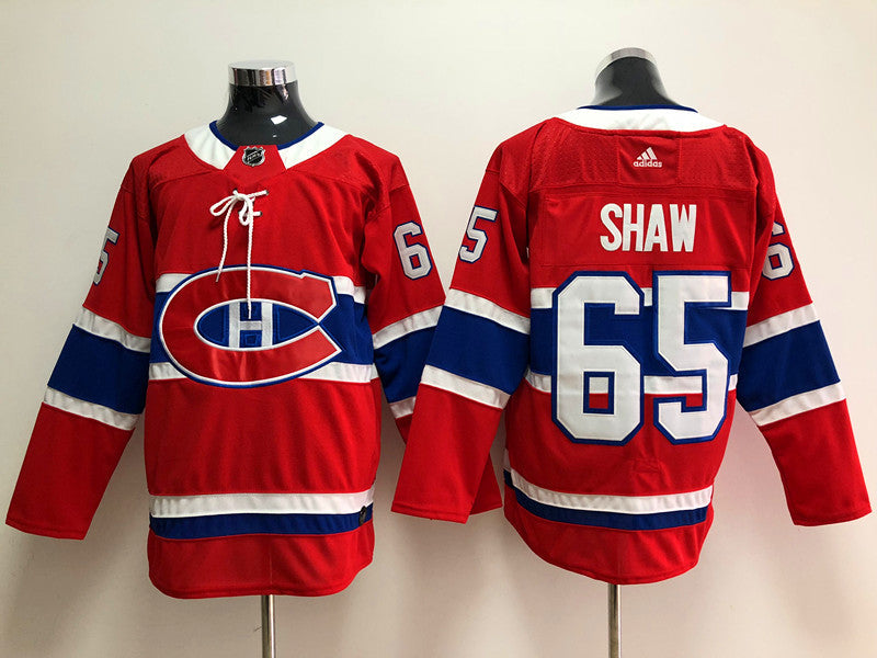 Men's Montreal Canadiens Andrew Shaw #65 Red Player Game Jerseys