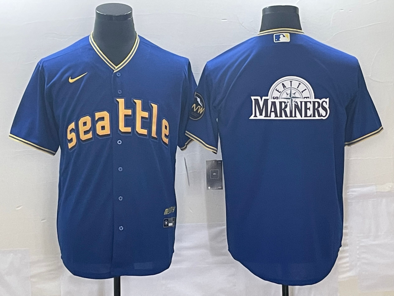Men's Seattle Mariners Royal 2023 City Connect Replica Jerseys