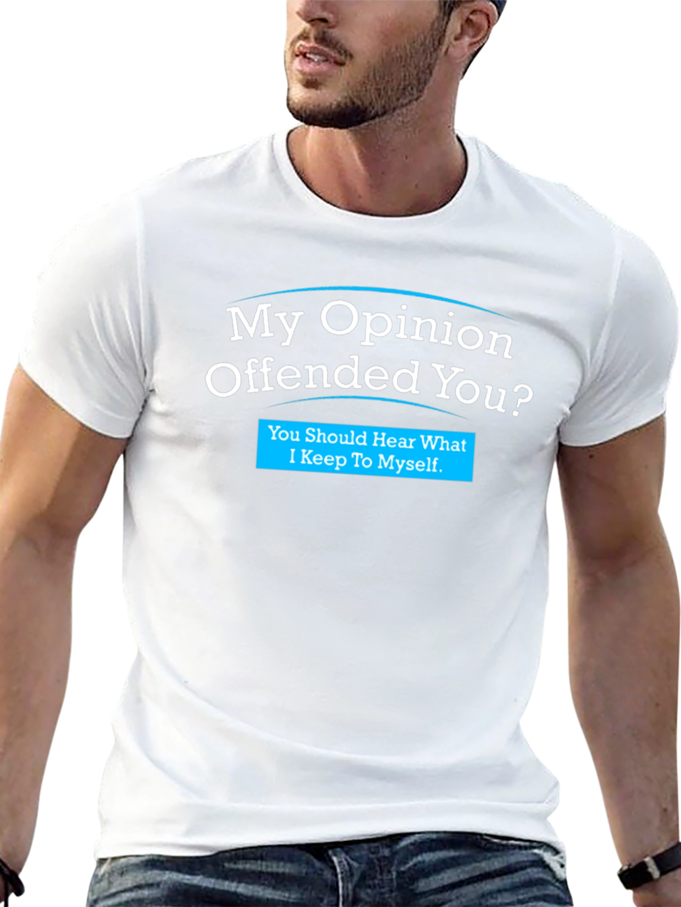 Offensive Opinion Graphic Tee - Black