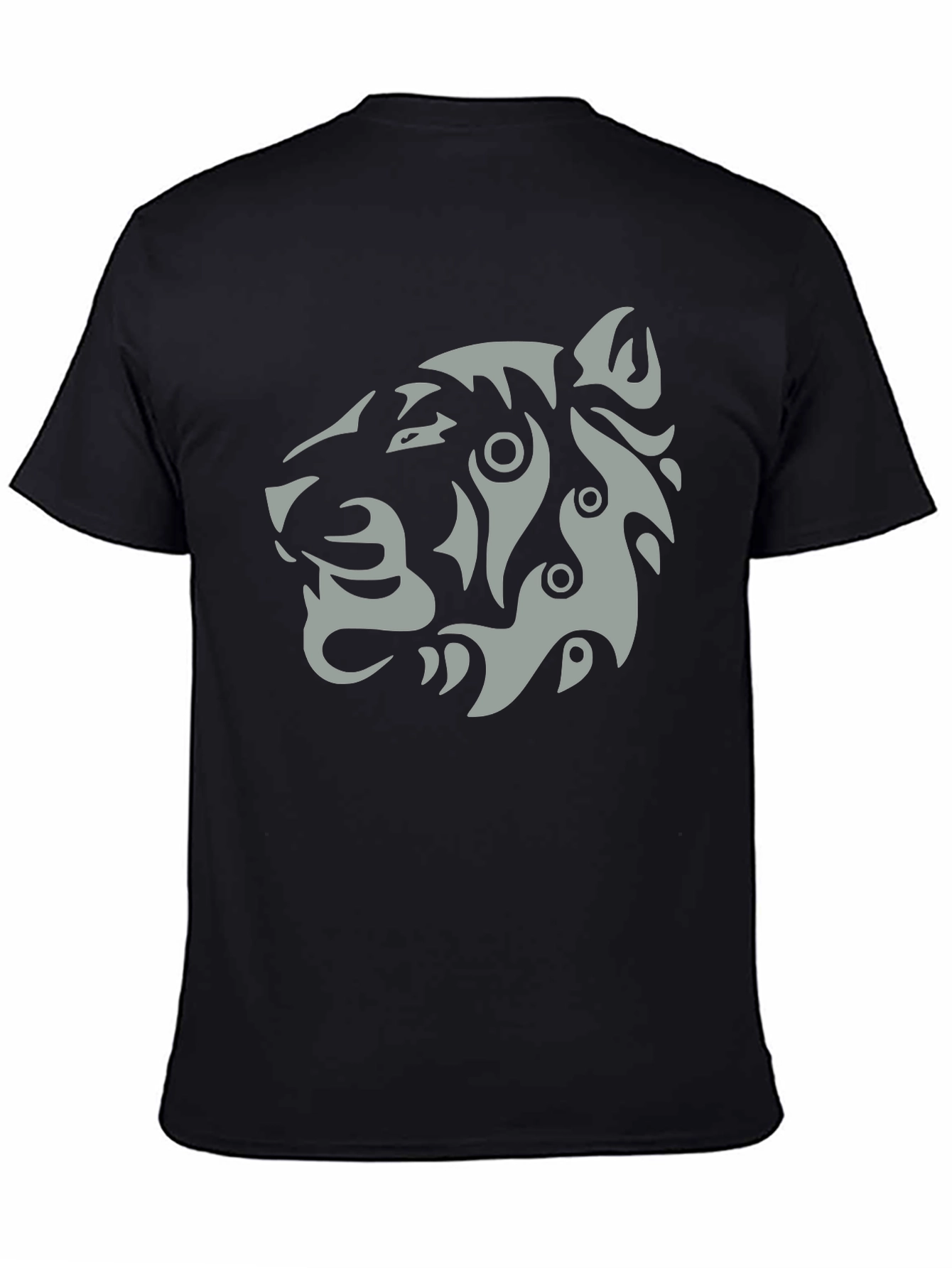 Tribal Tiger Graphic T-Shirt - Stylish Mens Tee