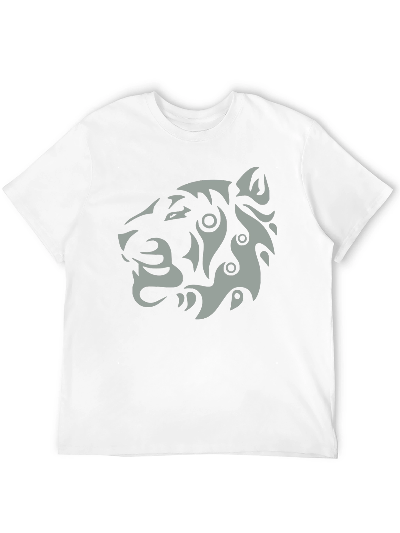 Tribal Tiger Graphic T-Shirt - Stylish Mens Tee