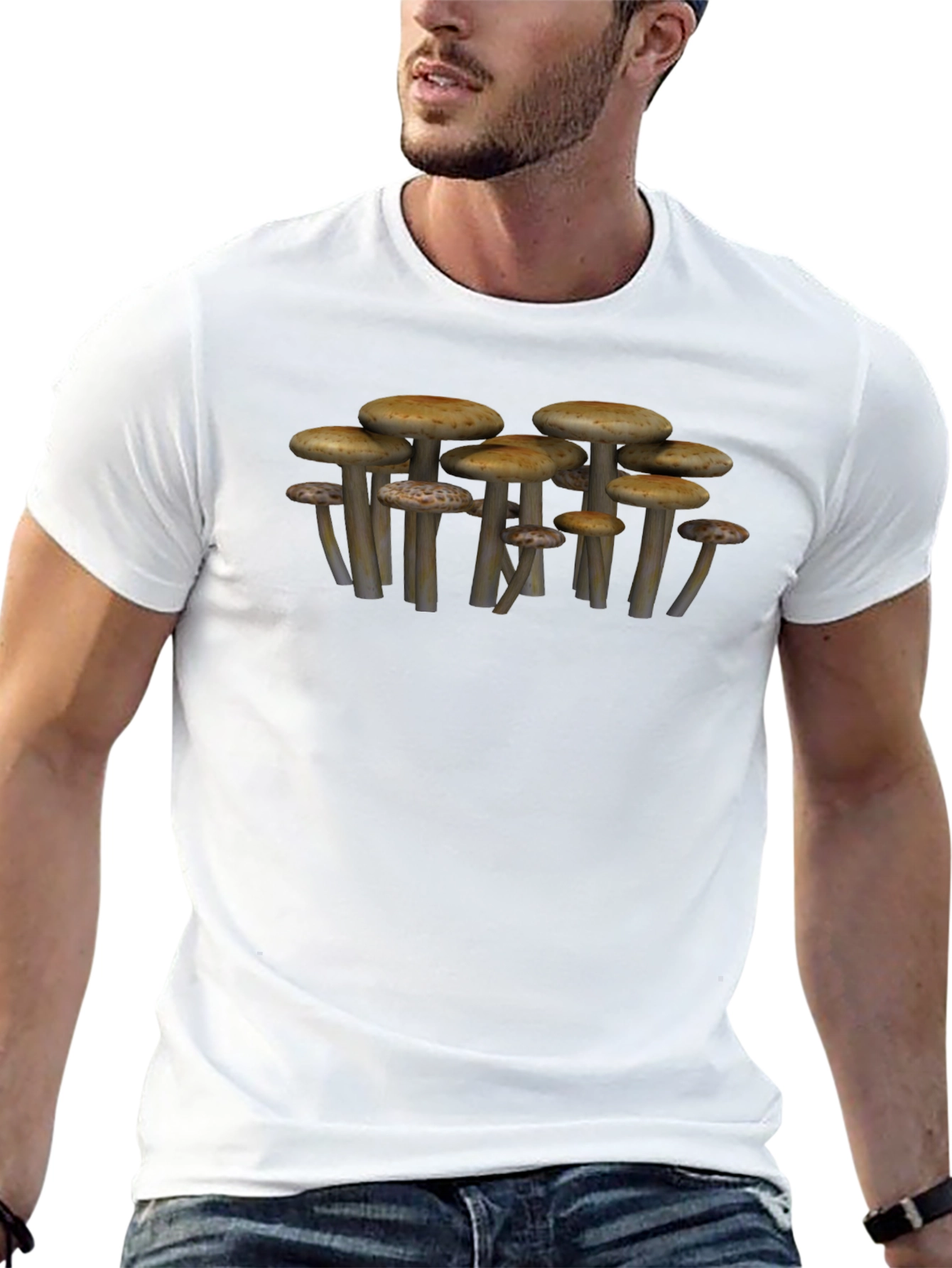 Mushroom Graphic T-Shirt - Nature Inspired Tee