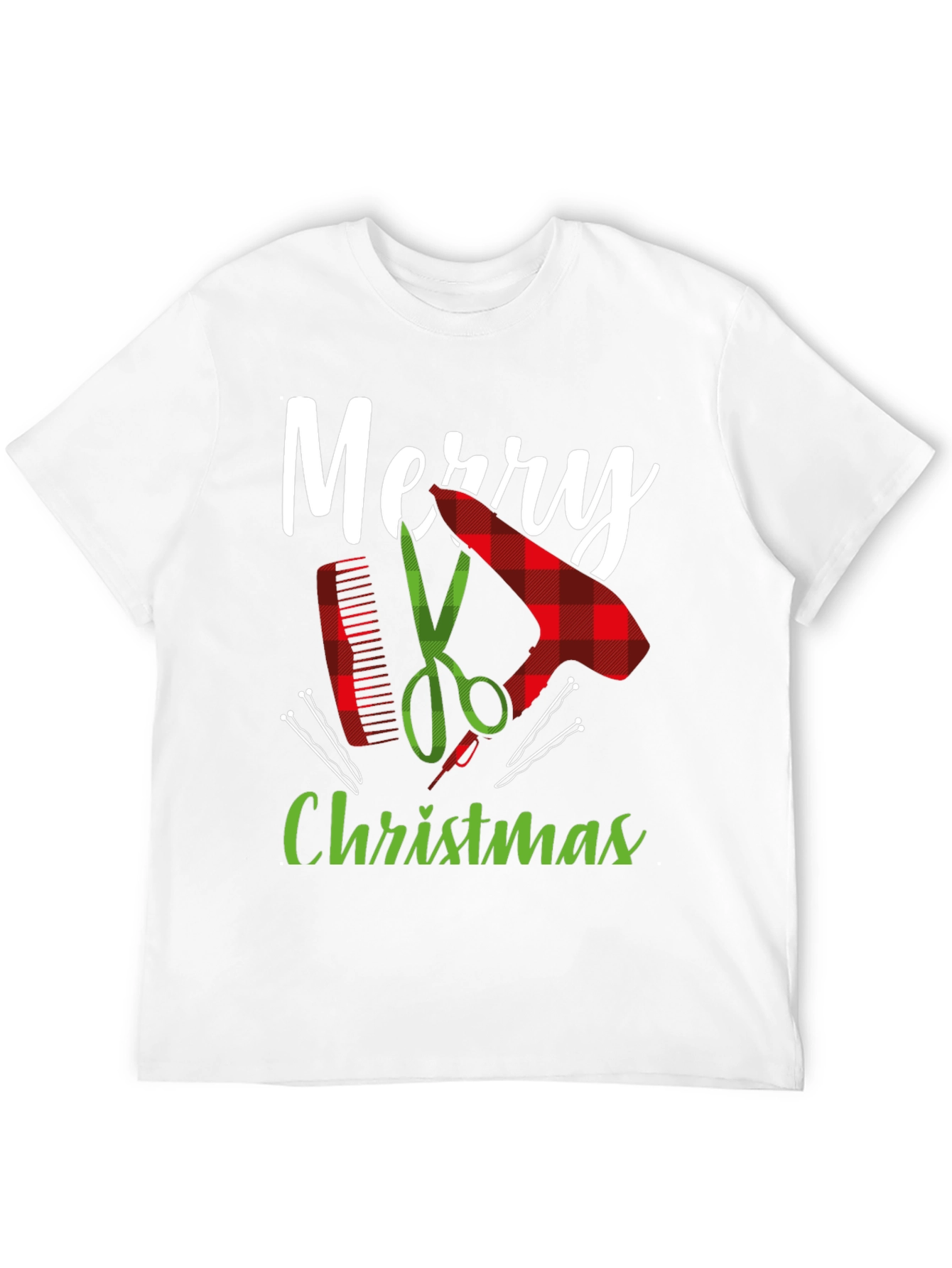Merry Christmas Barber Graphic Tee