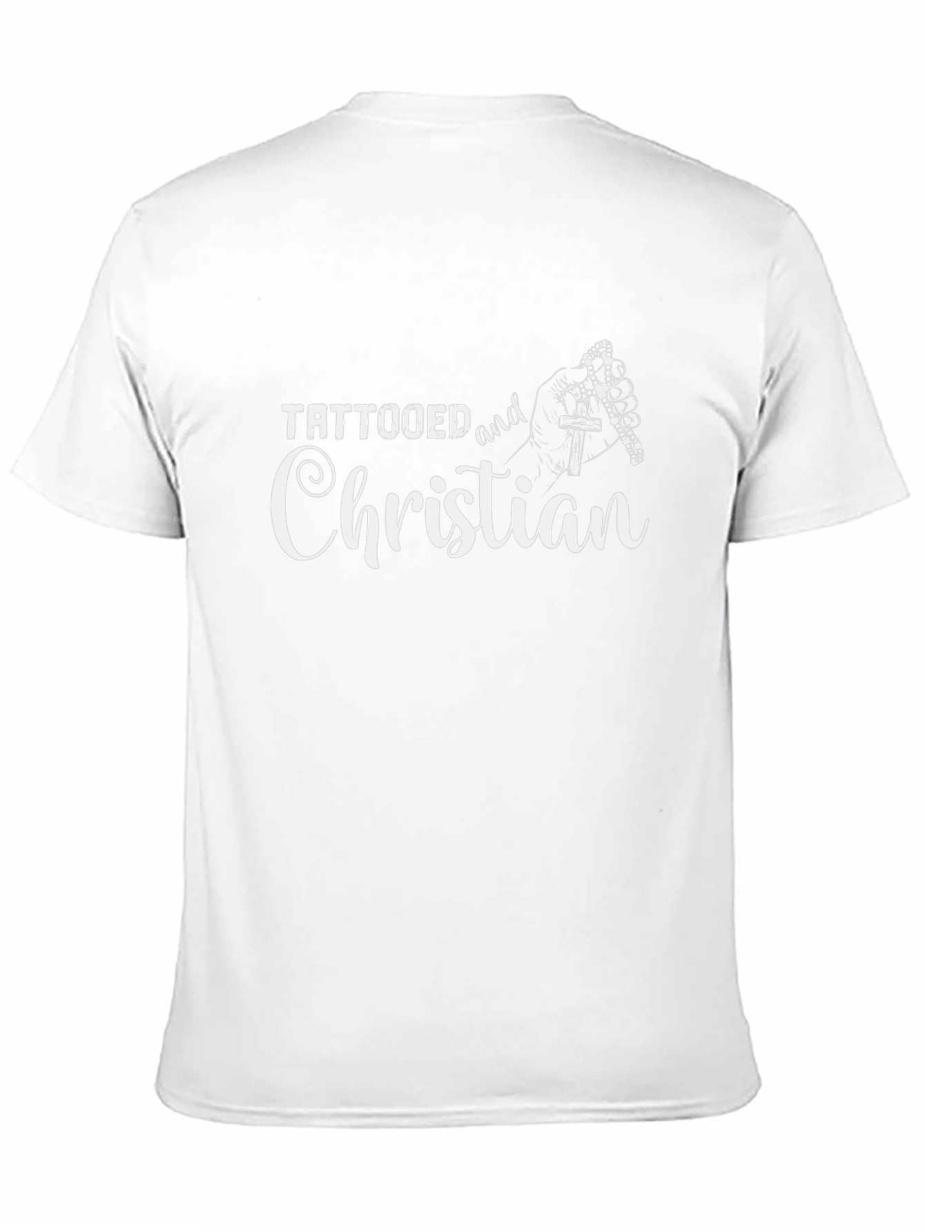 Tattooed and Christian Black T-Shirt