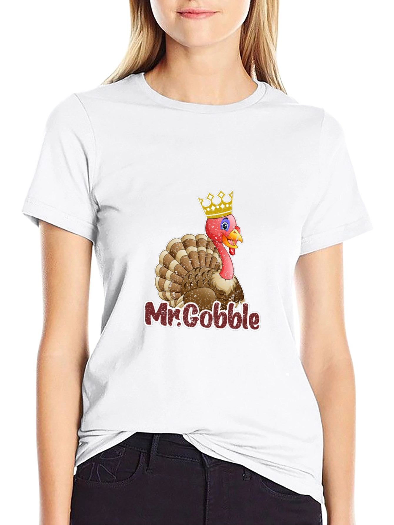 Mr. Gobble Turkey T-Shirt - Thanksgiving Apparel