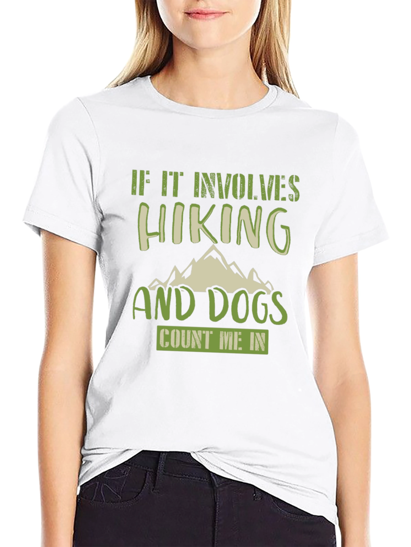 Hiking & Dogs T-Shirt - Count Me In!