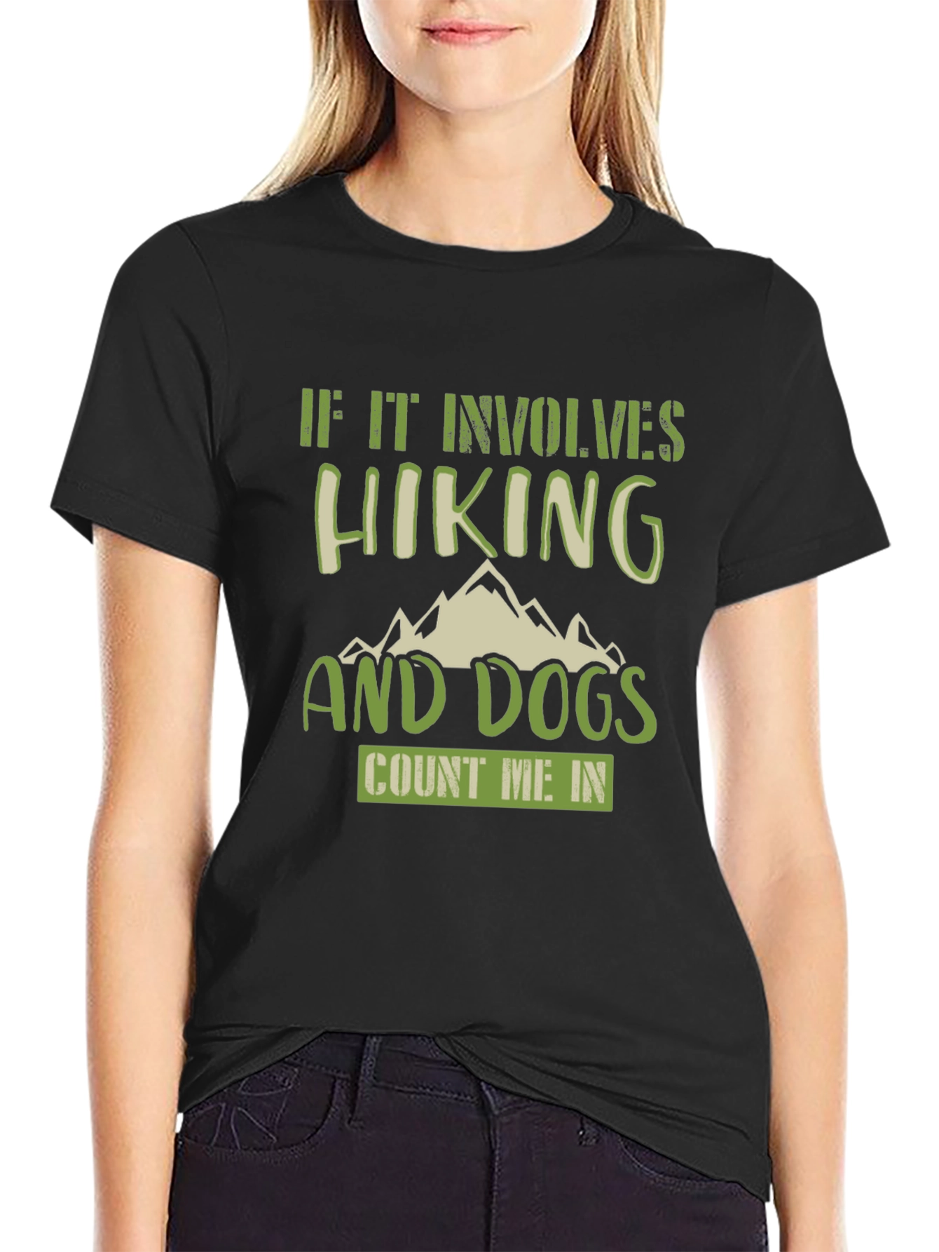 Hiking & Dogs T-Shirt - Count Me In!