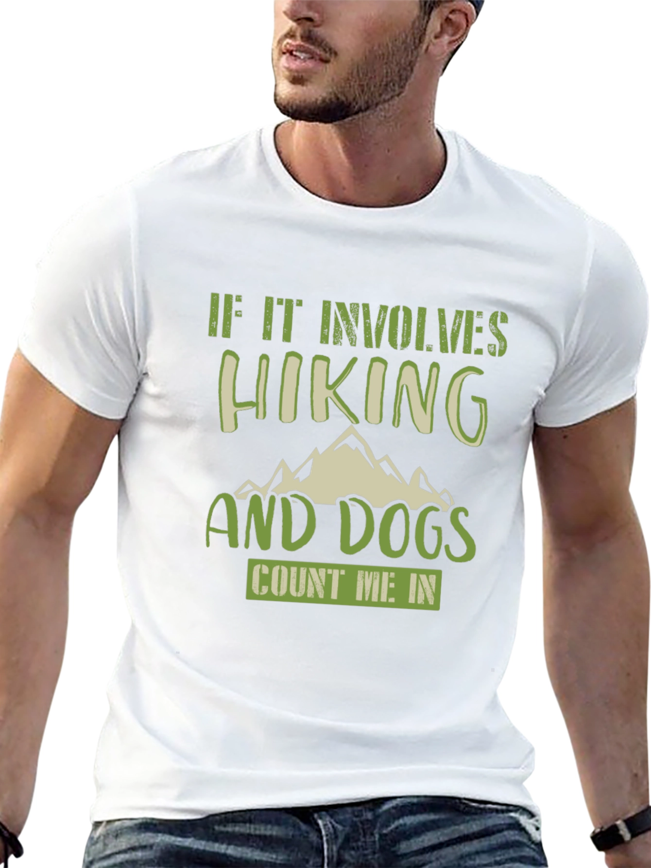 Hiking & Dogs T-Shirt - Count Me In!