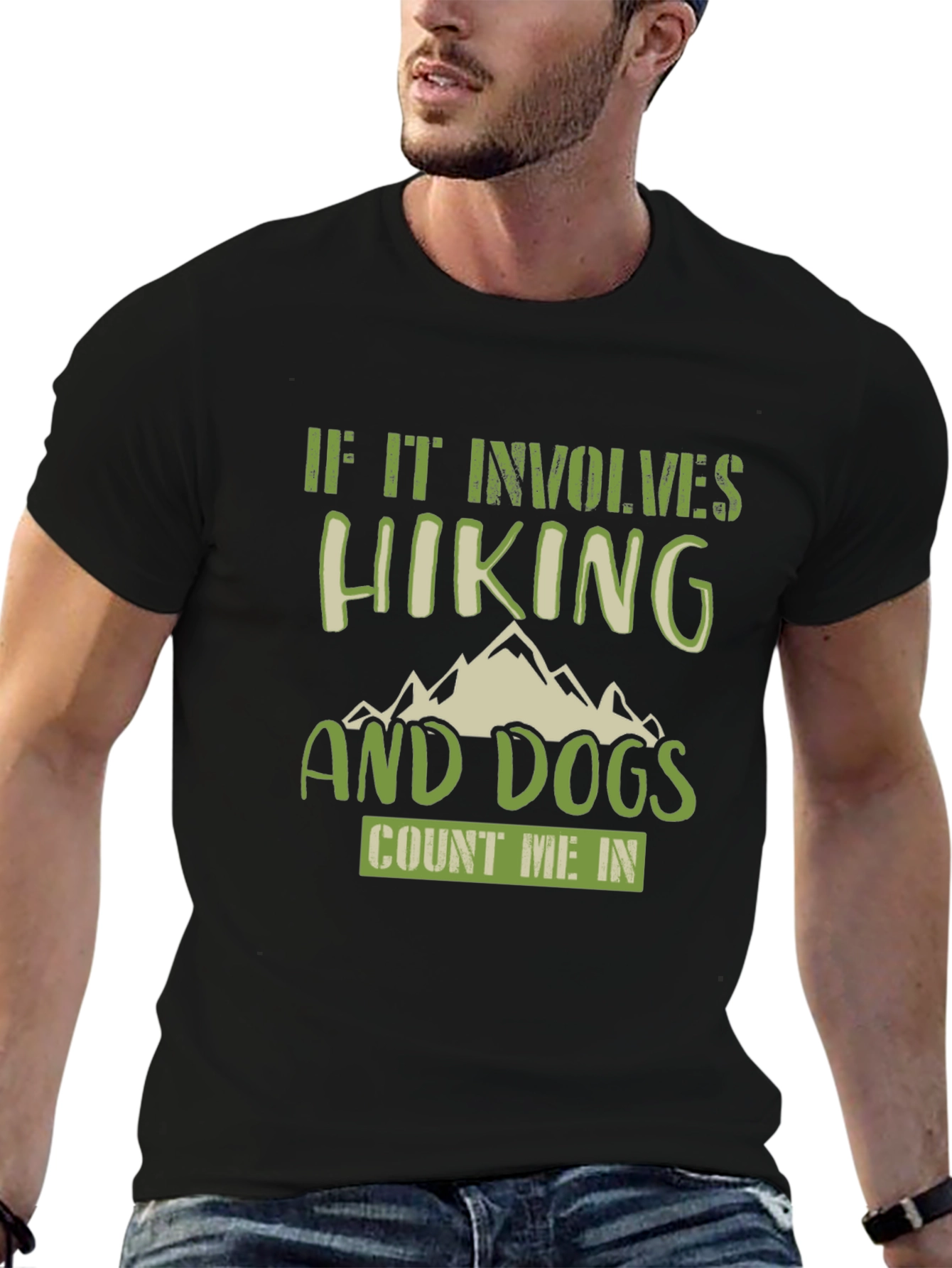 Hiking & Dogs T-Shirt - Count Me In!