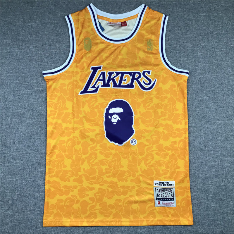 Men's Los Angeles Lakers Kobe Bryant 2007-08 Hardwood Classics Authentic Jerseys