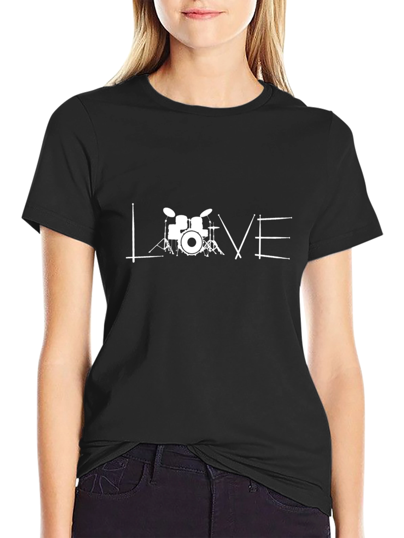 Drummer LOVE T-Shirt - Music Lover Tee