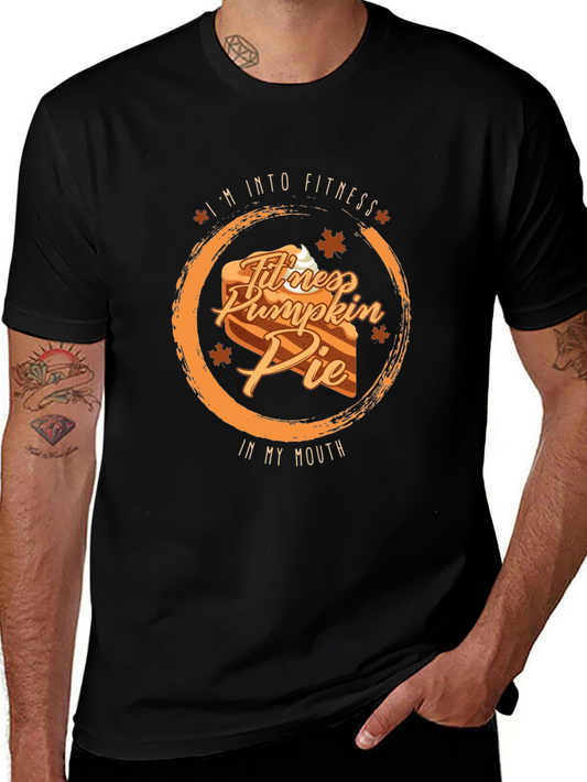 Fitness Pumpkin Pie T-Shirt - Funny Thanksgiving Tee